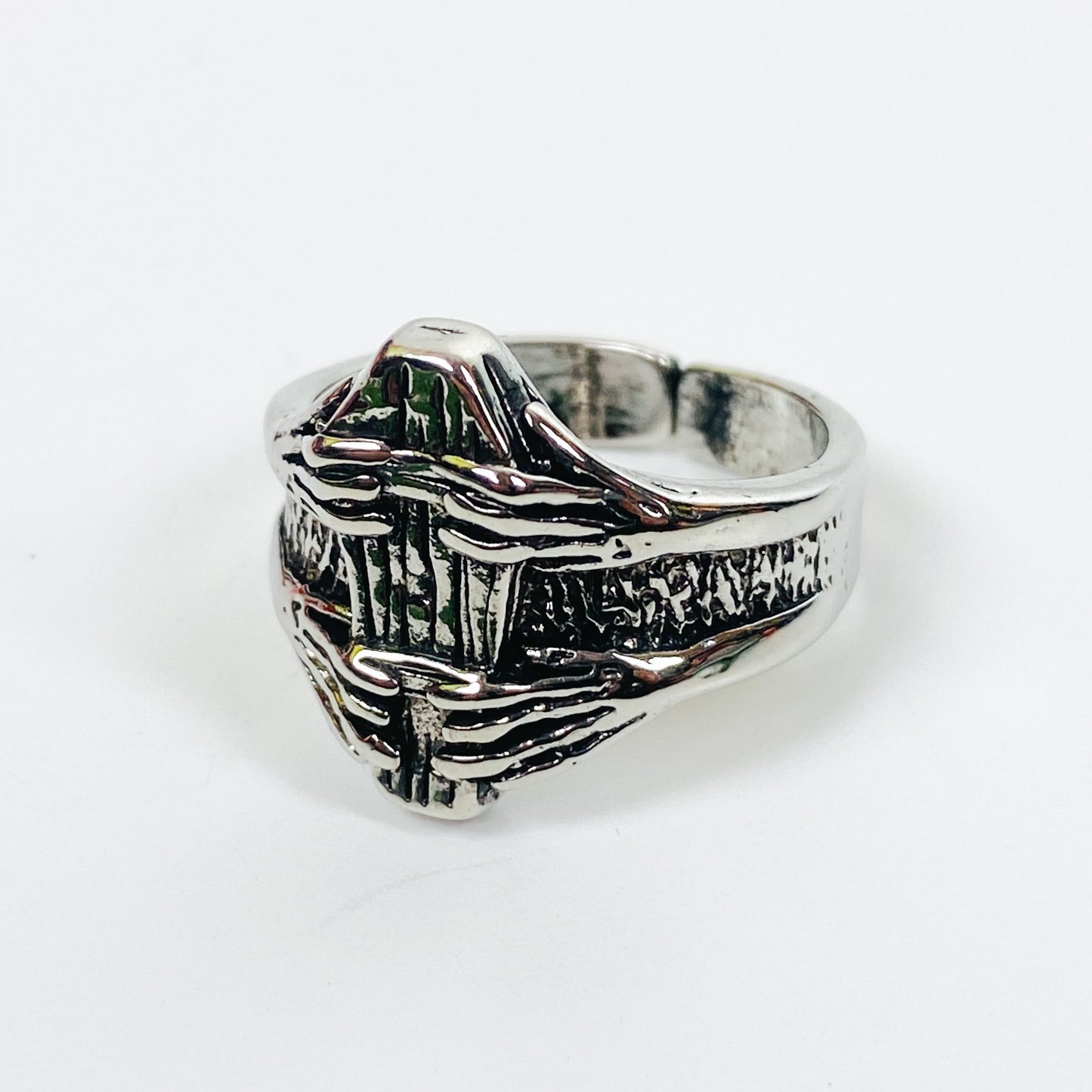 Vintage Skeleton Coffin Ring