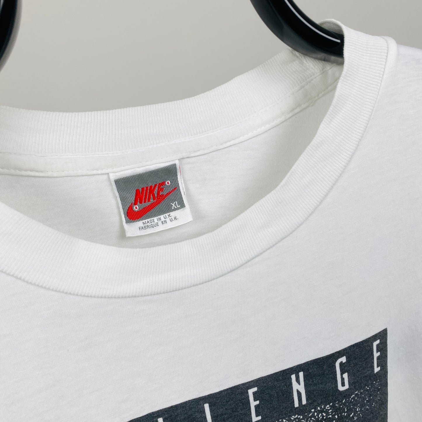 90s Nike Challenge Court T-Shirt White XL
