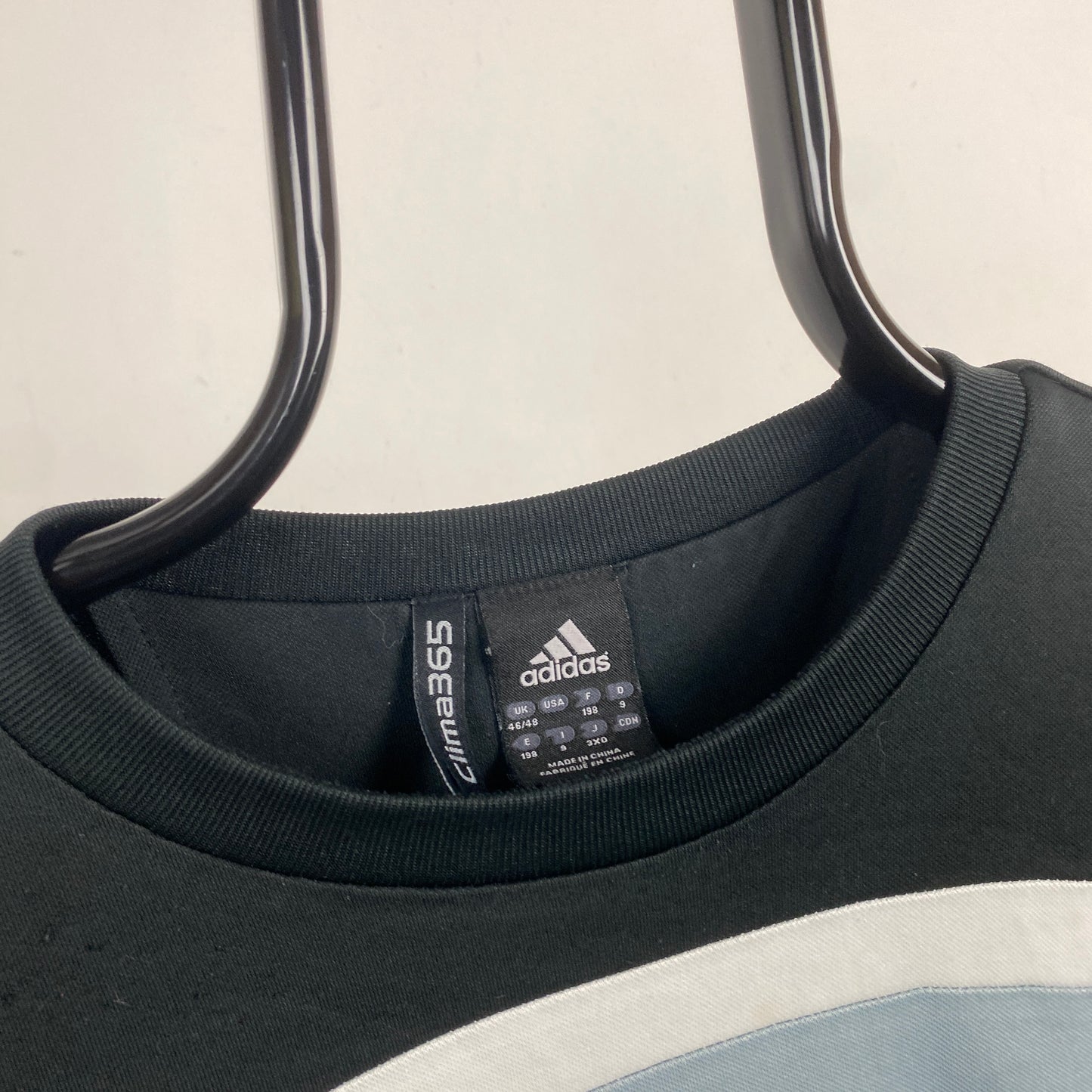 00s Adidas Derby Football Sweatshirt Grey XL