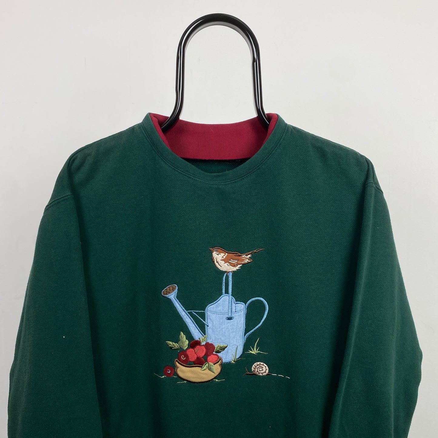 Retro Gardening Sweatshirt Green Small
