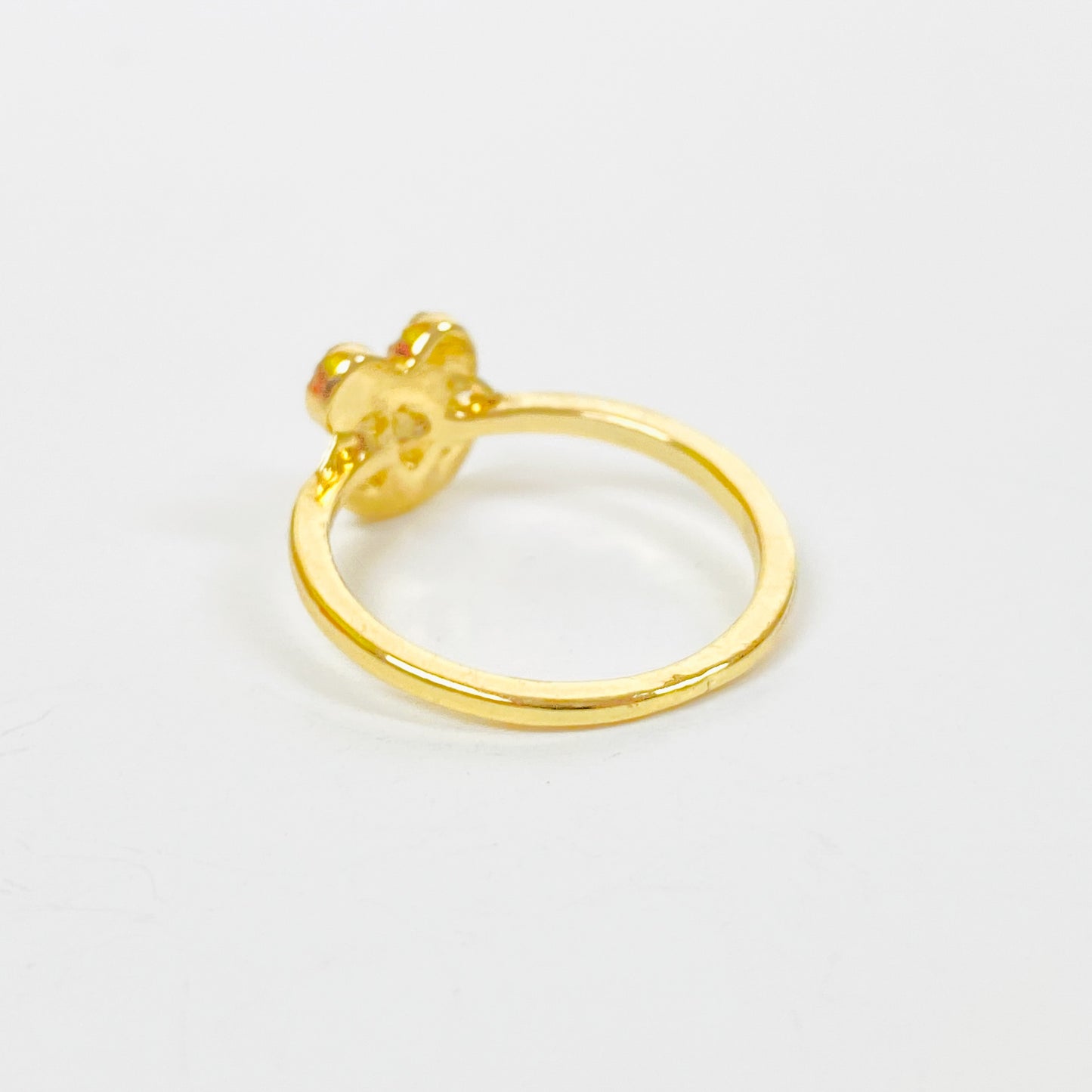 Dainty Cherry Ring Gold