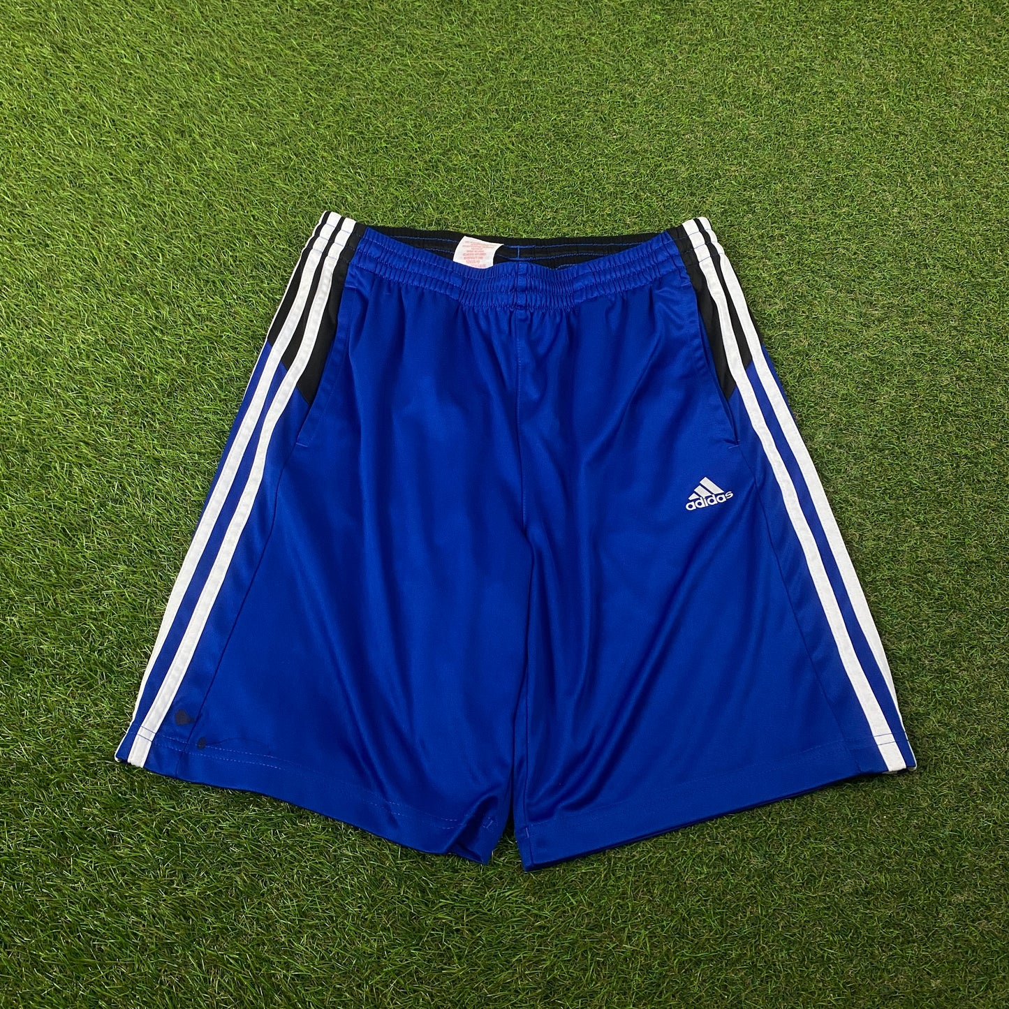 00s Adidas Basketball Shorts Blue Small