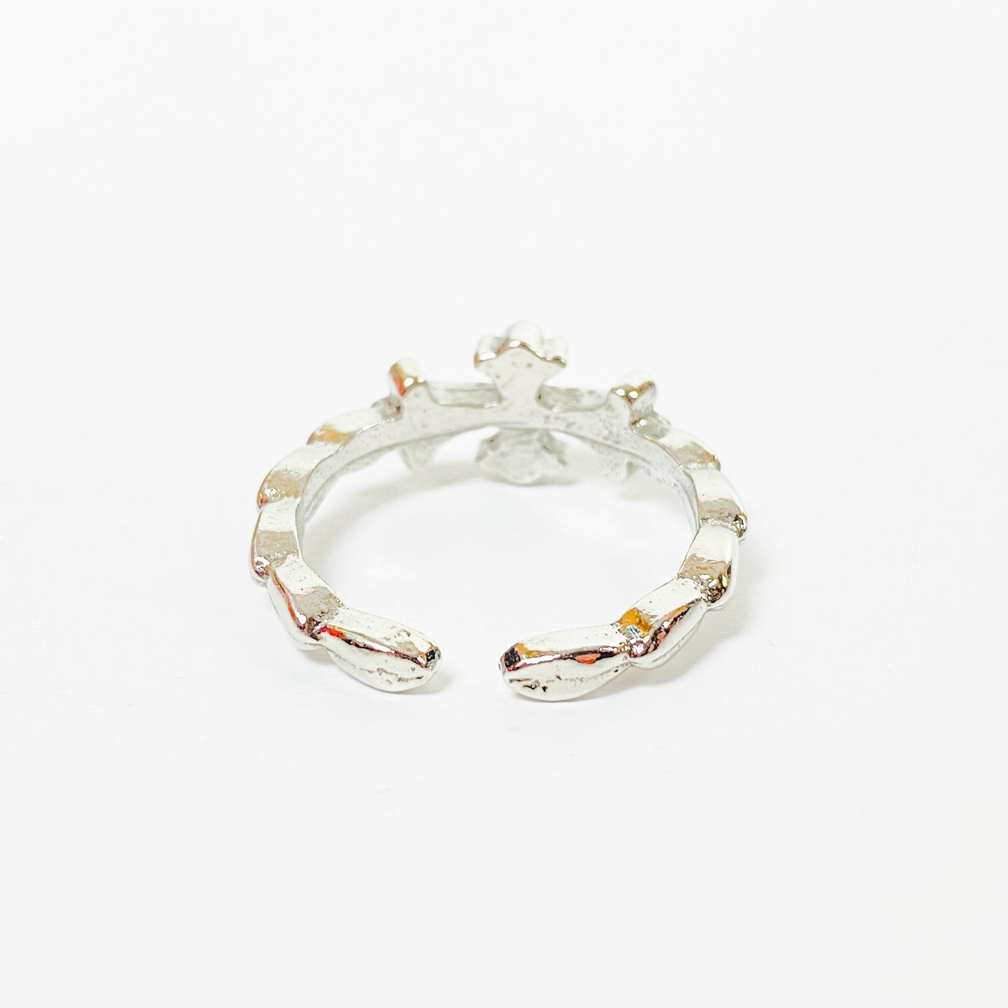 Retro Adjustable Antique Band Silver