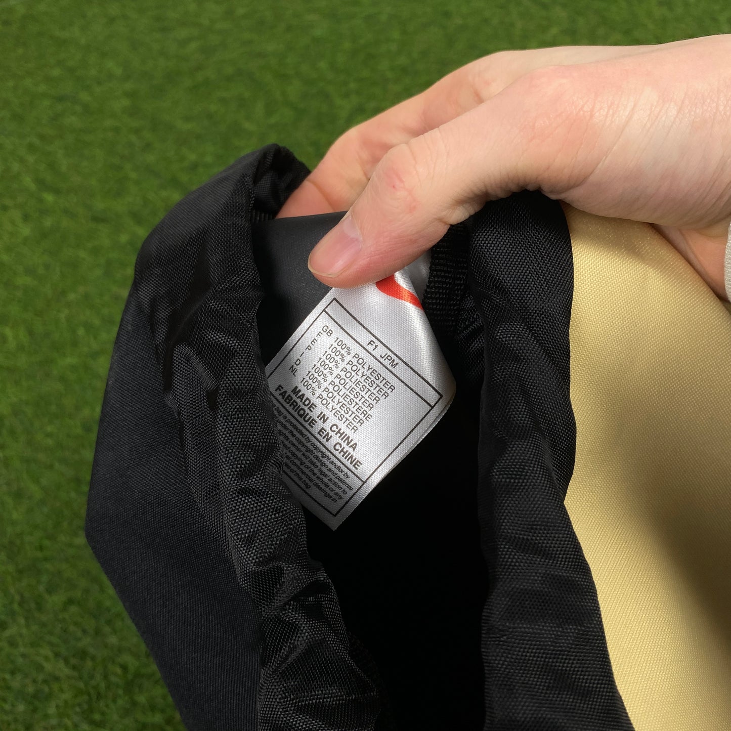 00s Nike Sling Drawstring Bag Black