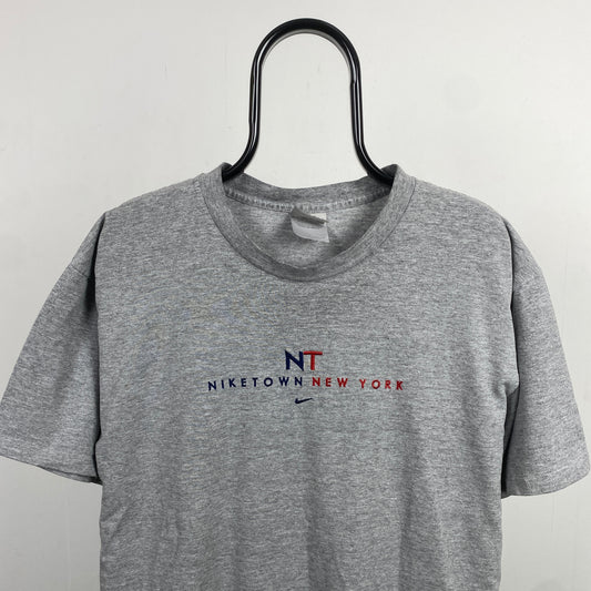 00s Nike Town New York T-Shirt Grey Large