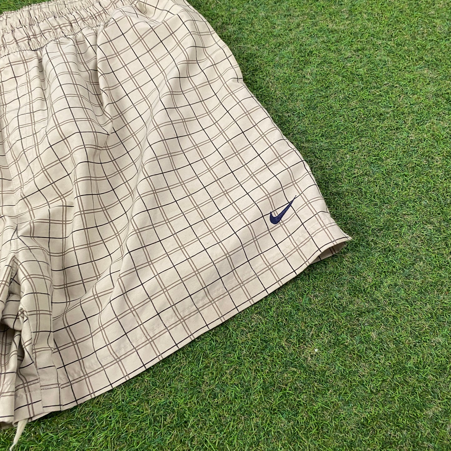 00s Nike Plaid Shorts Brown XL