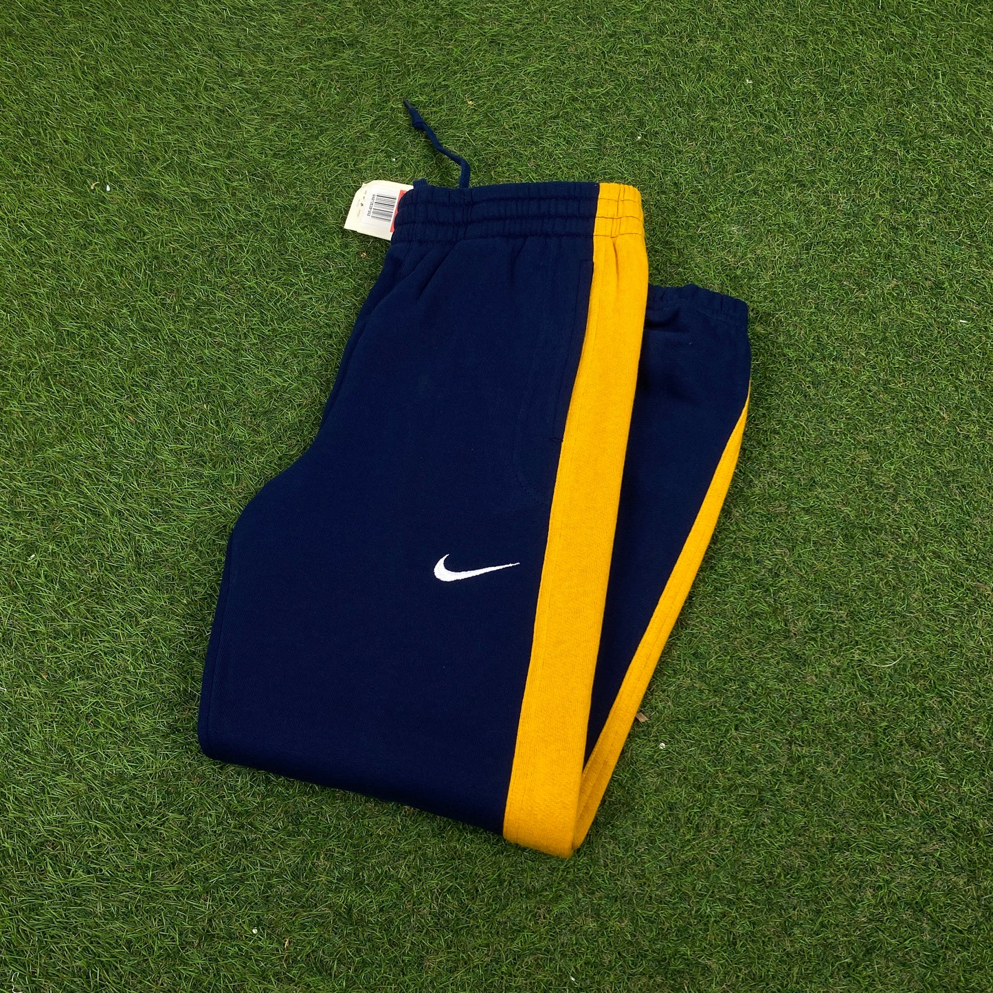 90s Nike Cotton Joggers Blue XS