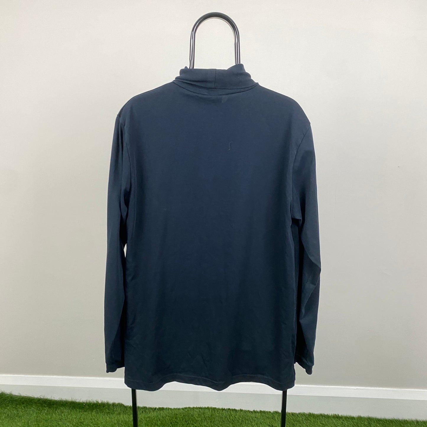 00s Nike Roll Neck Sweatshirt Black Large