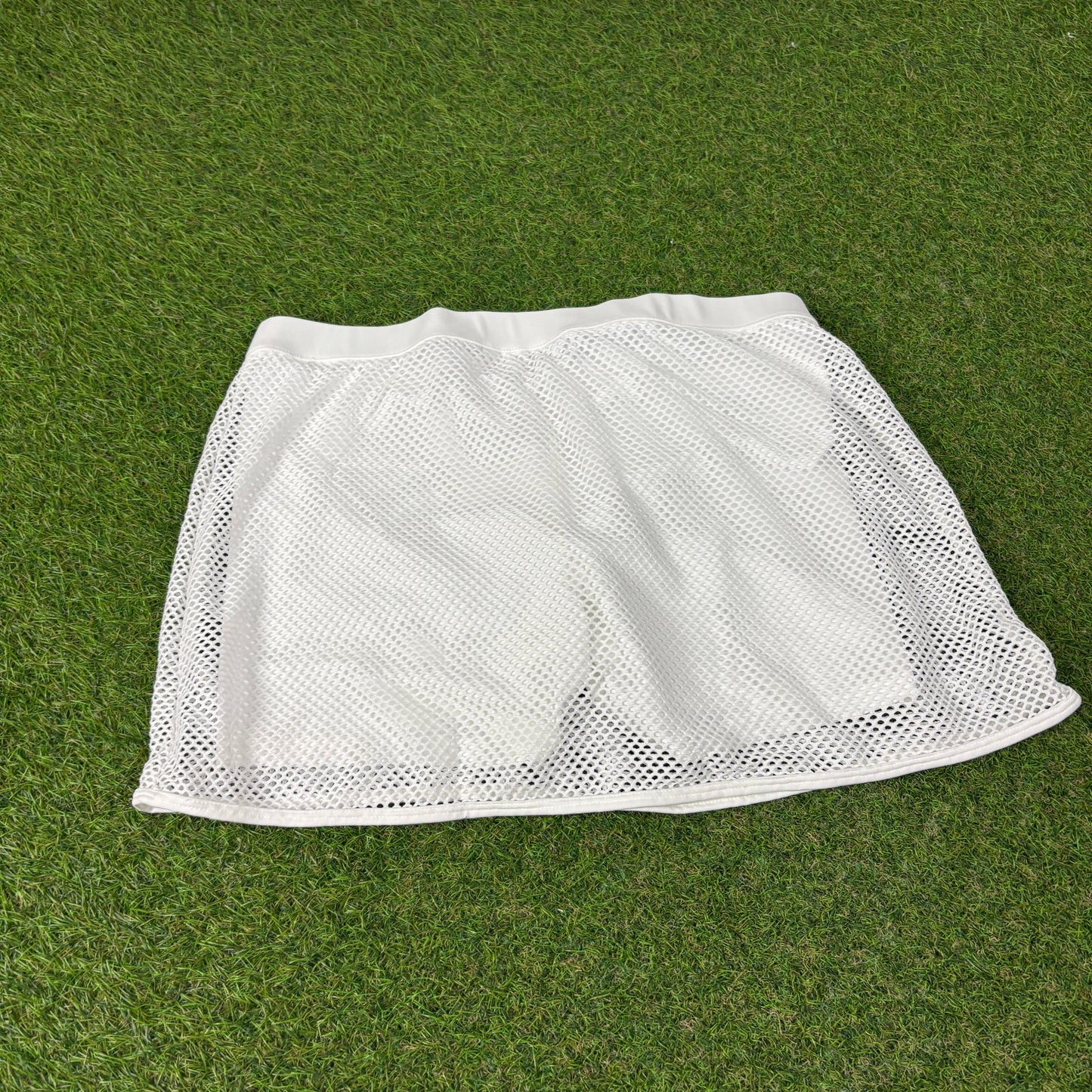 00s Nike Tennis Skirt White Medium