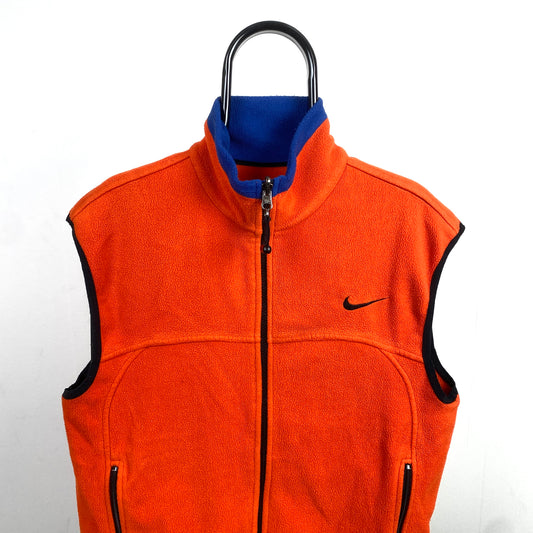90s Nike ACG Fleece Sweatshirt Orange Medium/Small