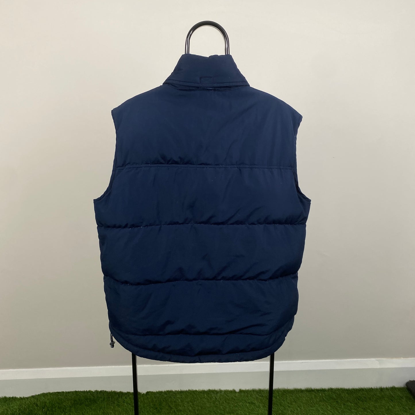 00s Nike Puffer Gilet Jacket Blue Large