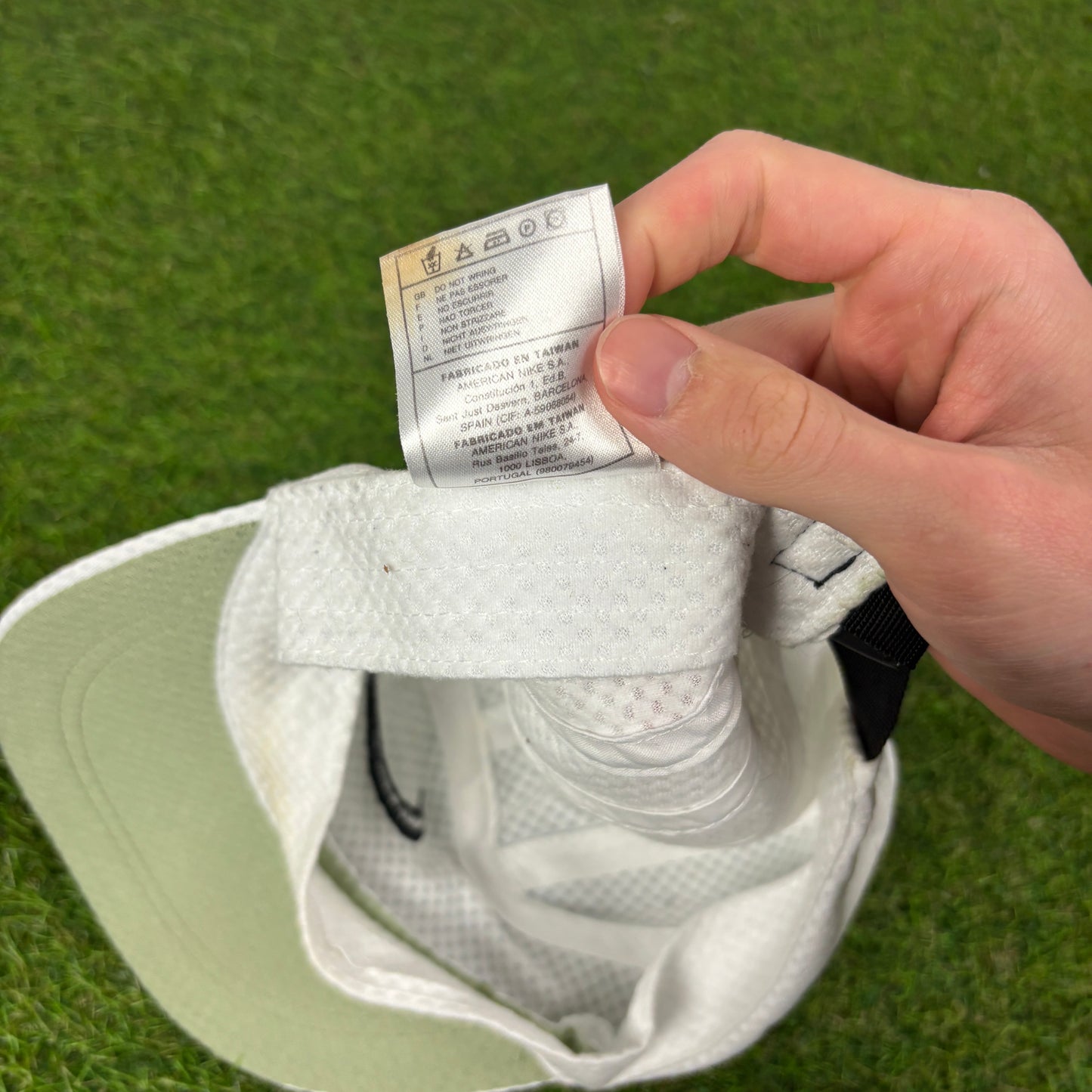 90s Nike Tailwind 6 Panel Hat White