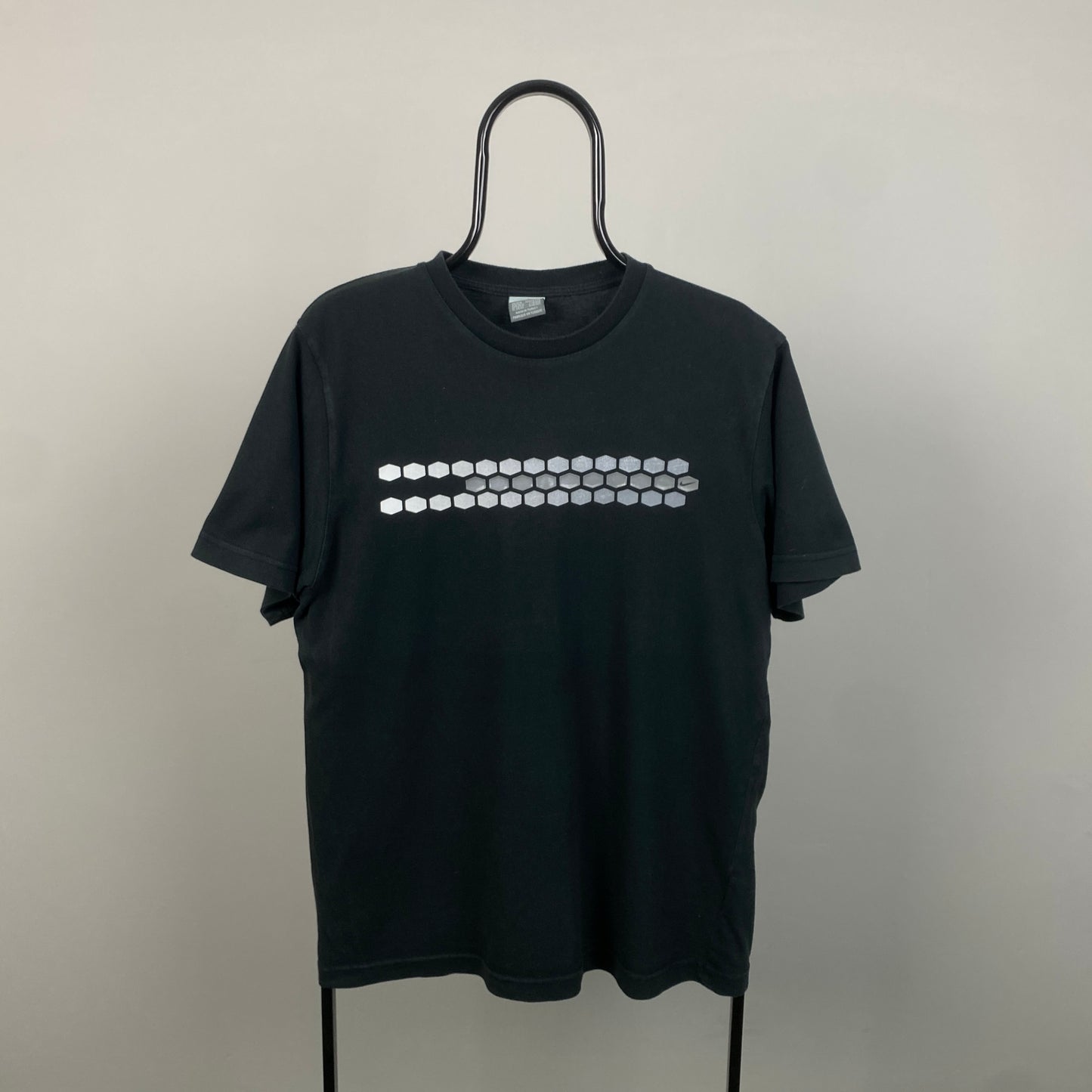 00s Nike Hex T-Shirt Black Medium