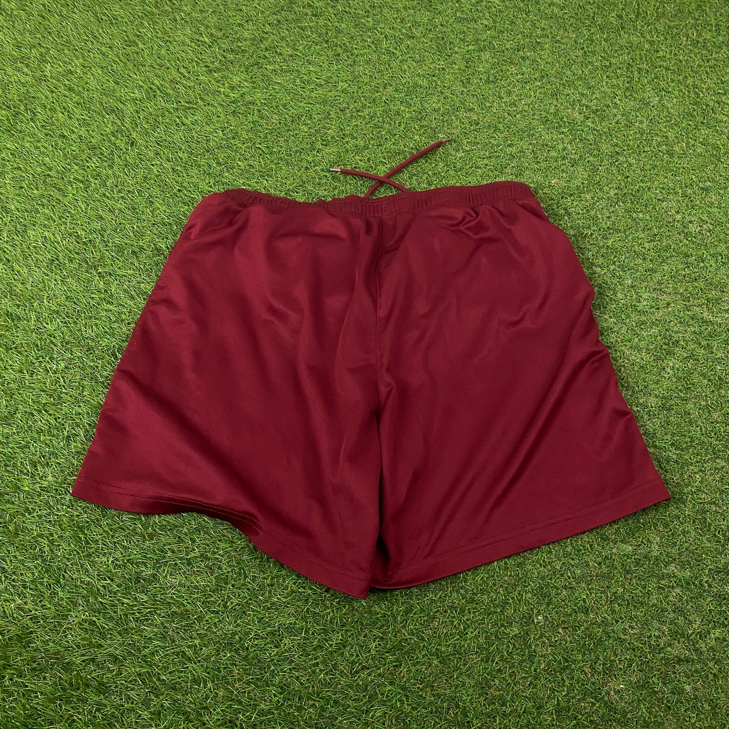 00s Nike Football Shorts Red Small
