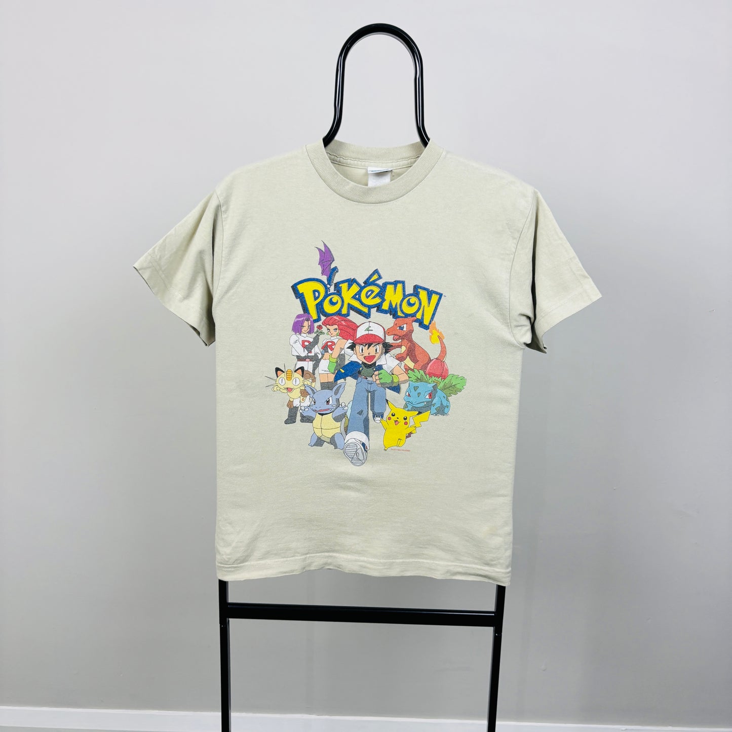 90s Pokemon T-Shirt Brown XS