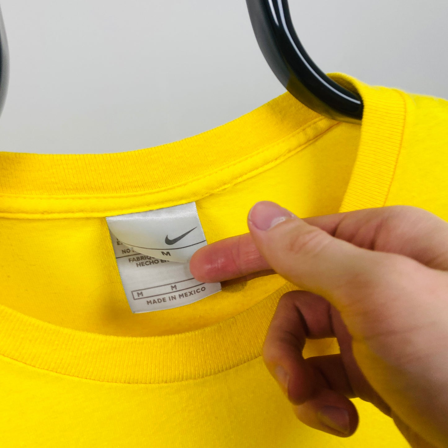 00s Nike Shox T-Shirt Yellow Medium