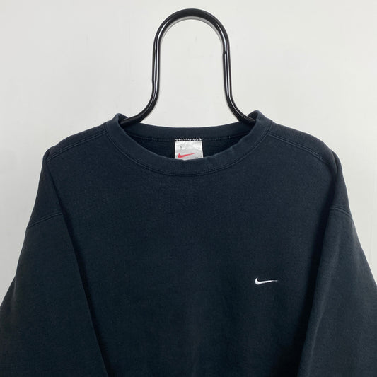 90s Nike Heavyweight Sweatshirt Black XL