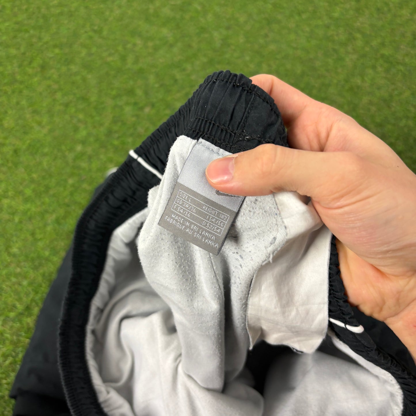 00s Nike Piping Joggers Black Large