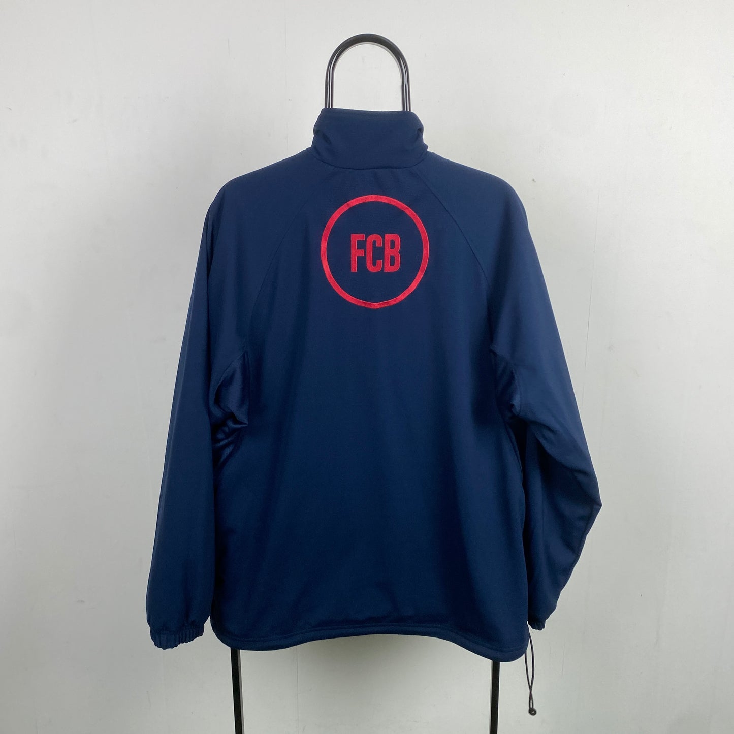 00s Nike Barcelona Reversible Coat Jacket Red Blue Small