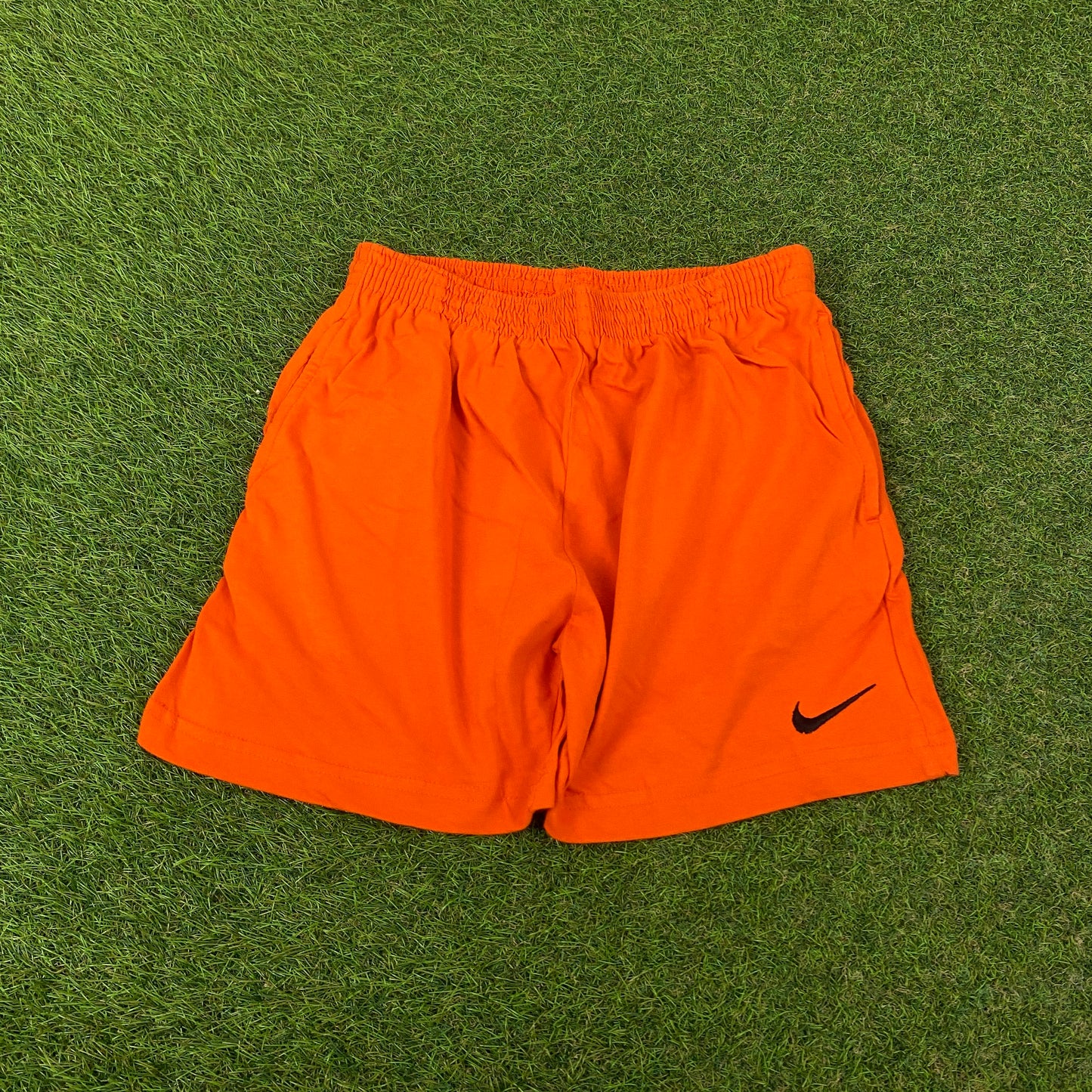 90s Nike Cotton Shorts Orange Small