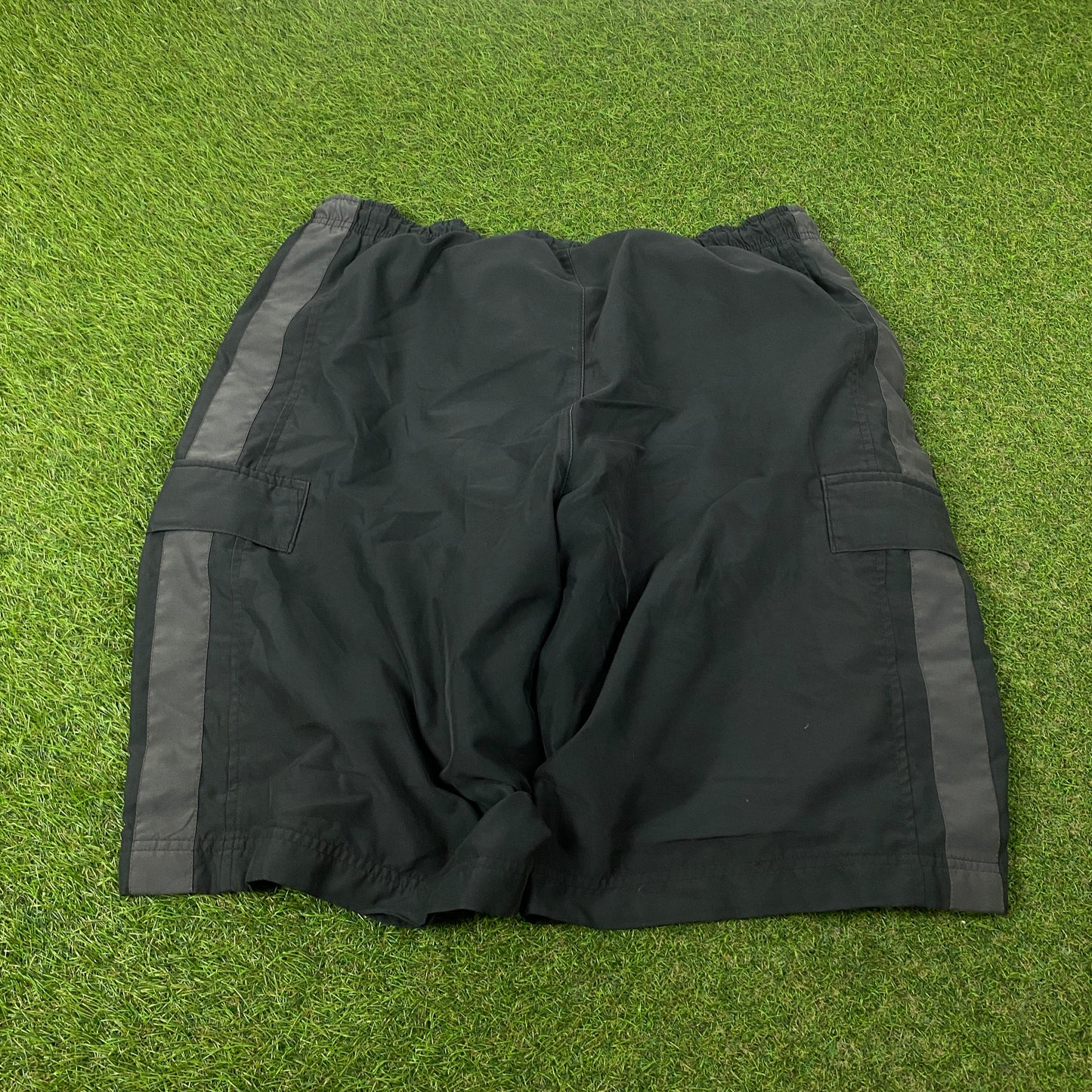 00s Nike Piping Shorts Black Large