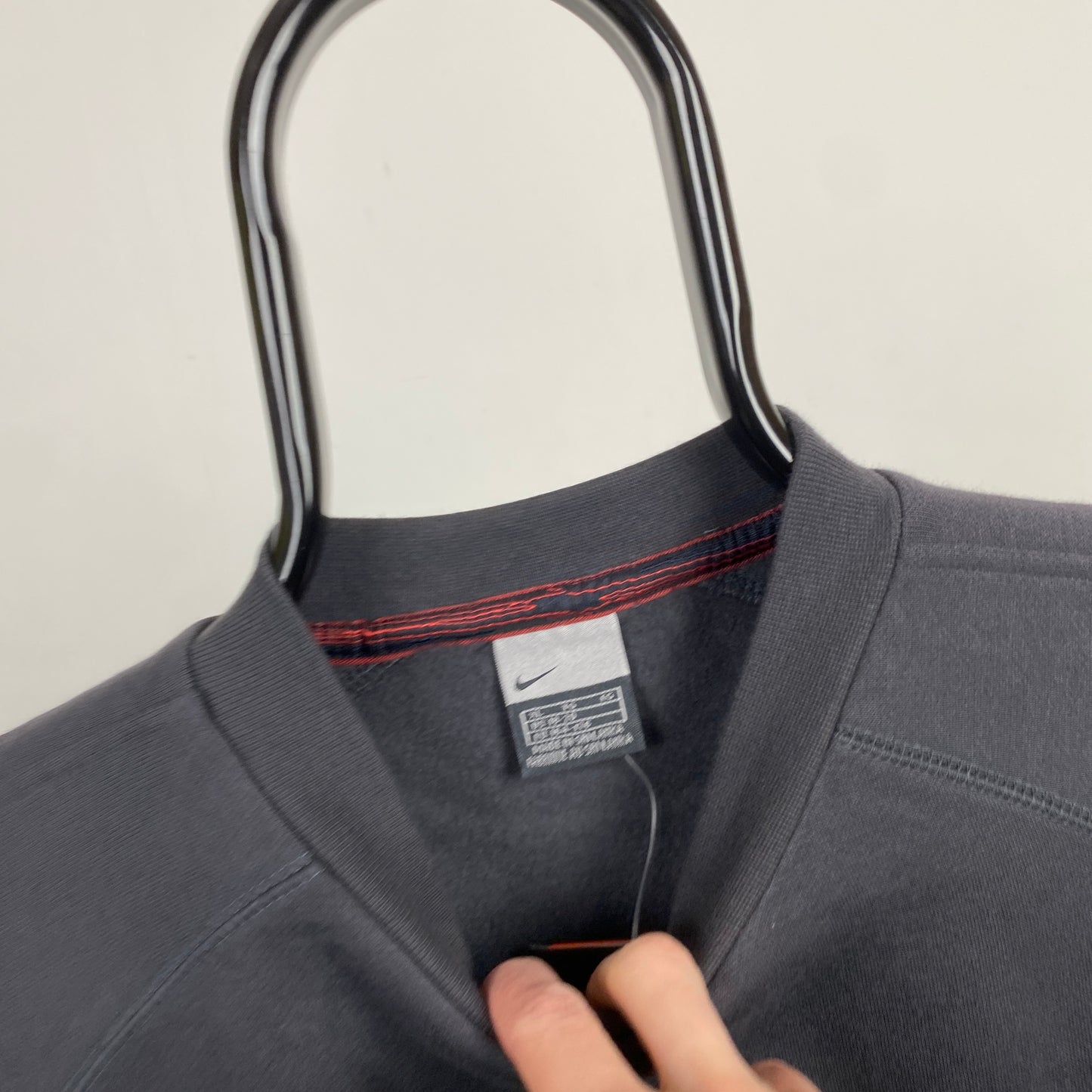 00s Nike Sweatshirt Grey Small