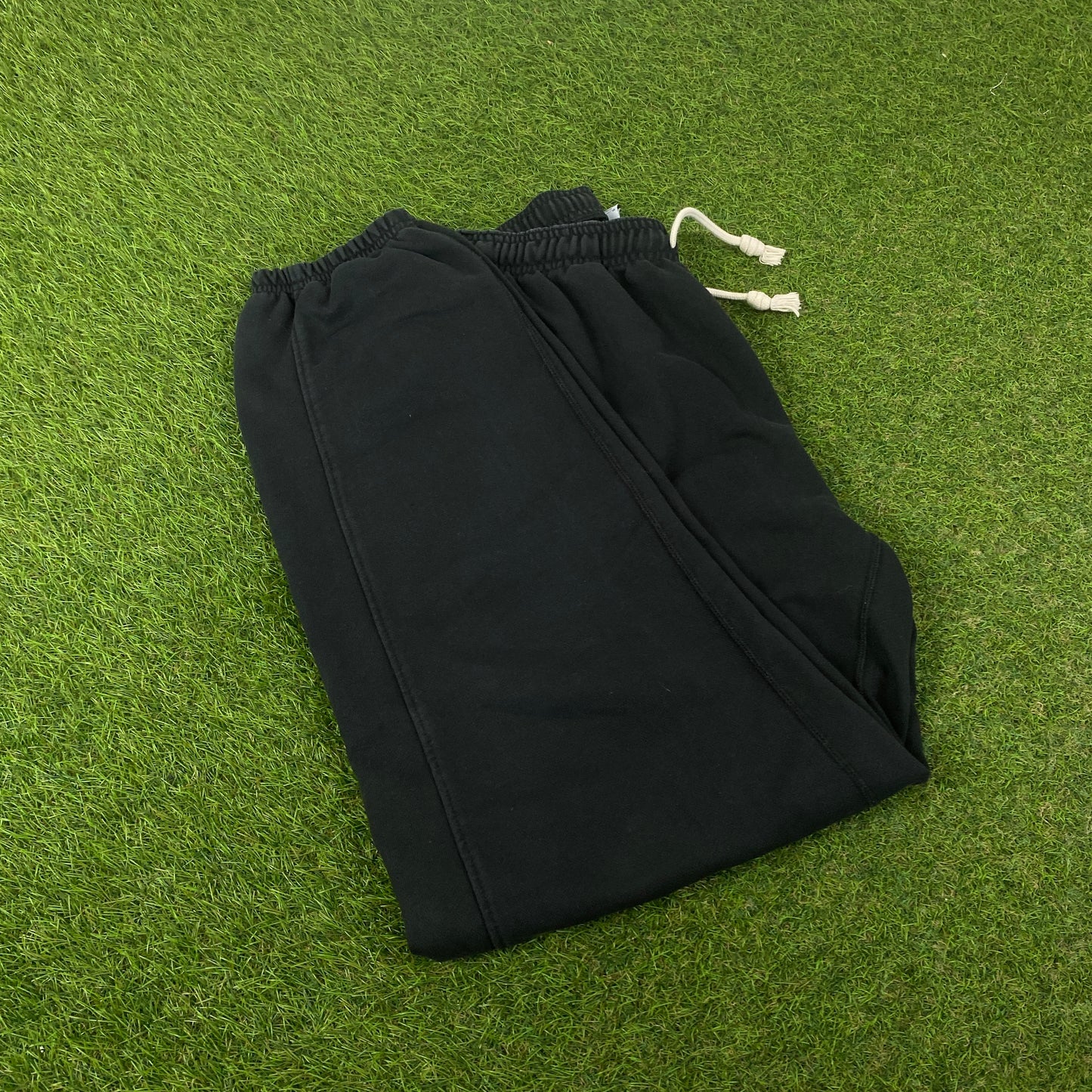 00s Nike Wide Leg Cotton Joggers Black Medium
