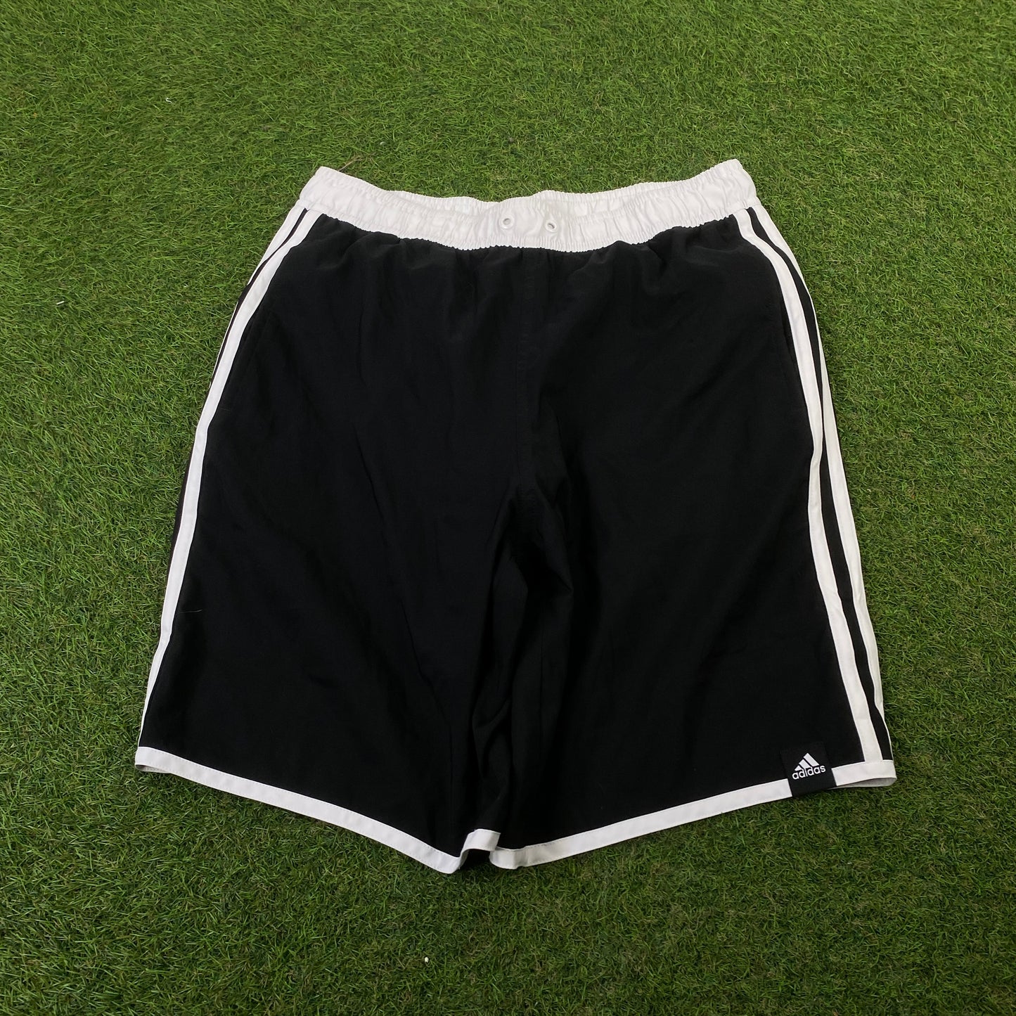 00s Adidas Gym Shorts Black Small
