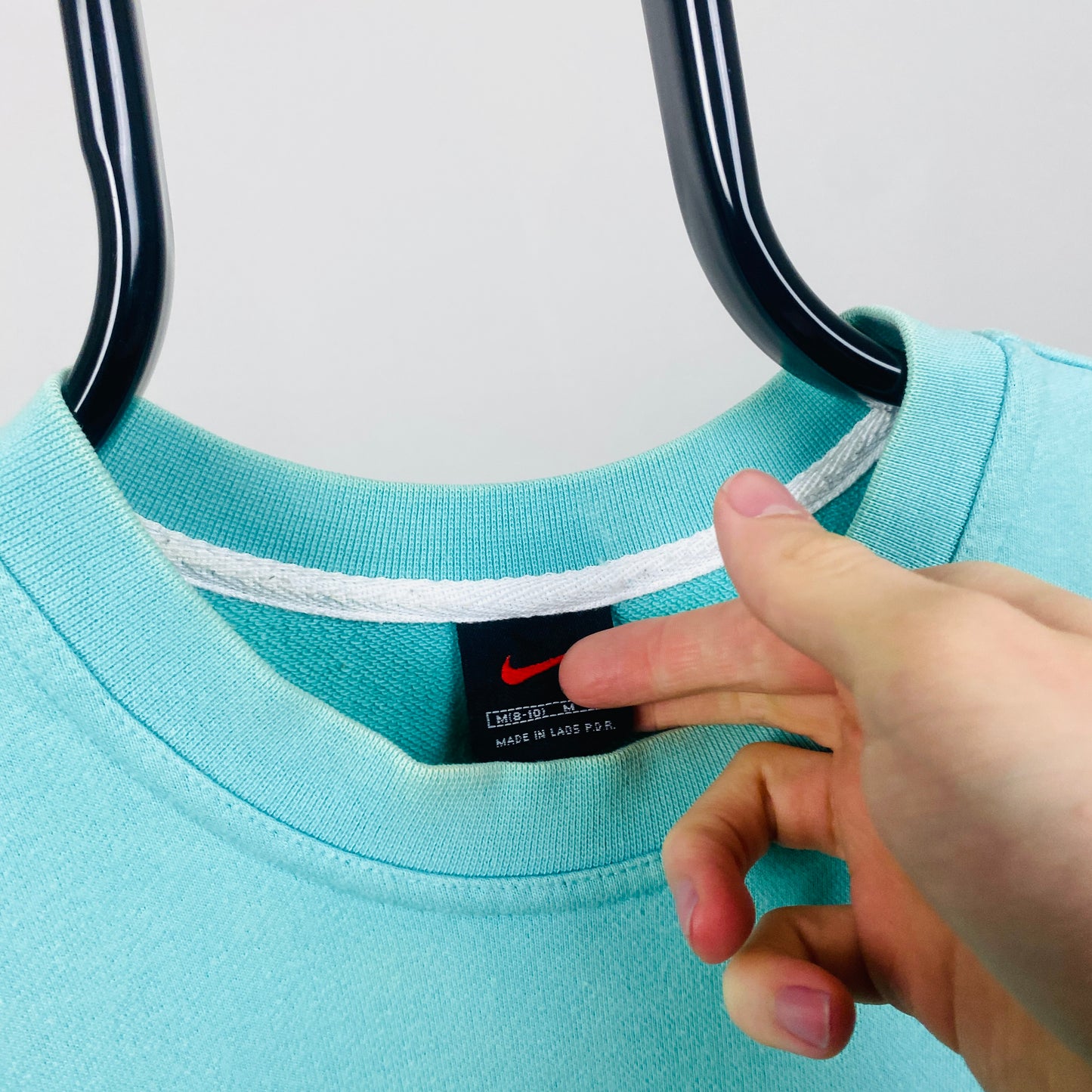 90s Nike Sweatshirt Blue Medium