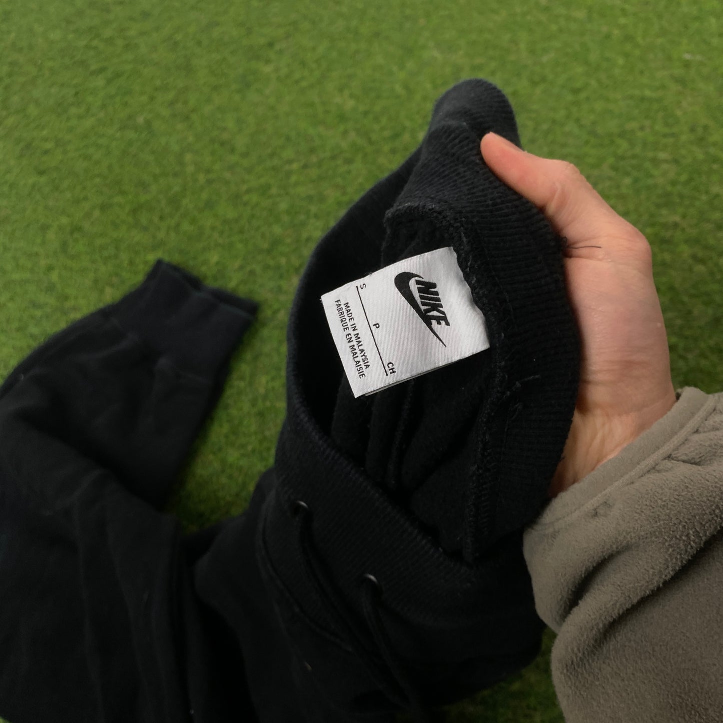 00s Nike Cotton Joggers Black Small
