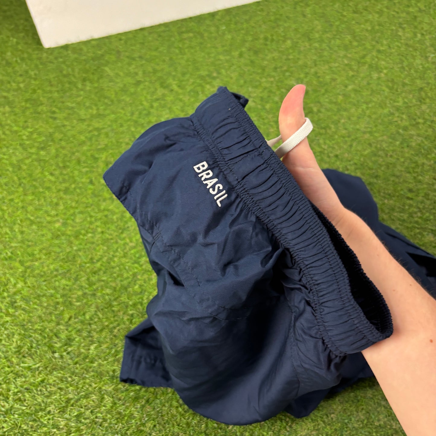 90s Nike Brazil Joggers Blue Small
