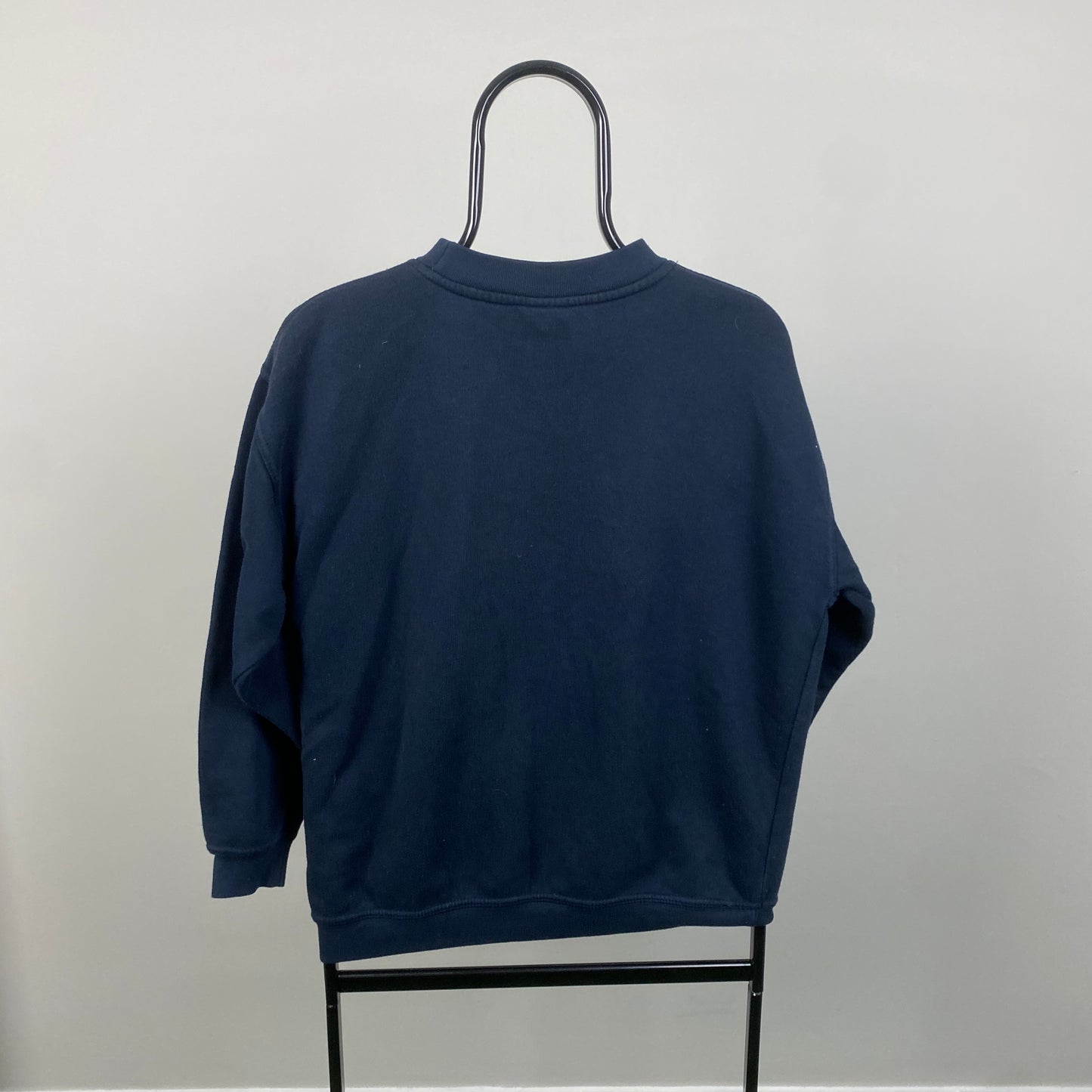90s Adidas Sweatshirt Blue Small