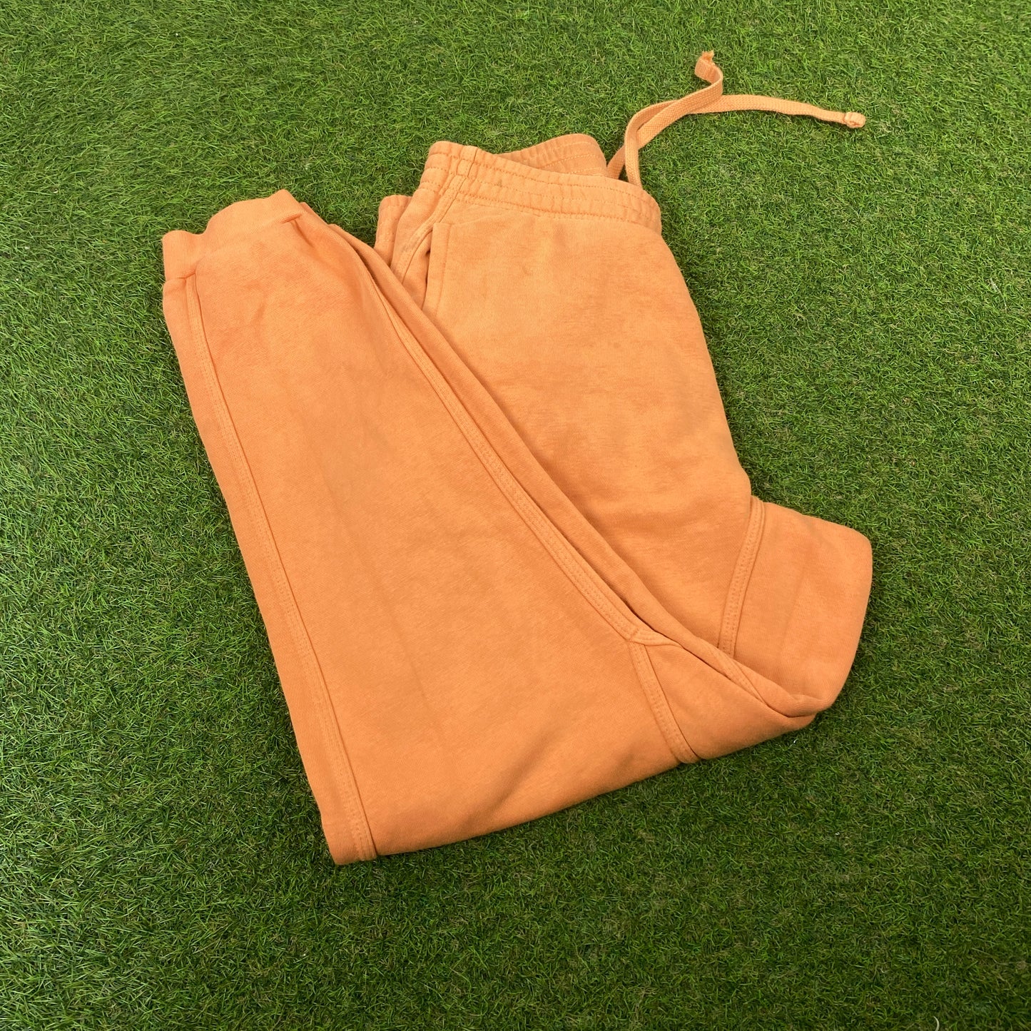 00s Nike Cotton Joggers Orange Small