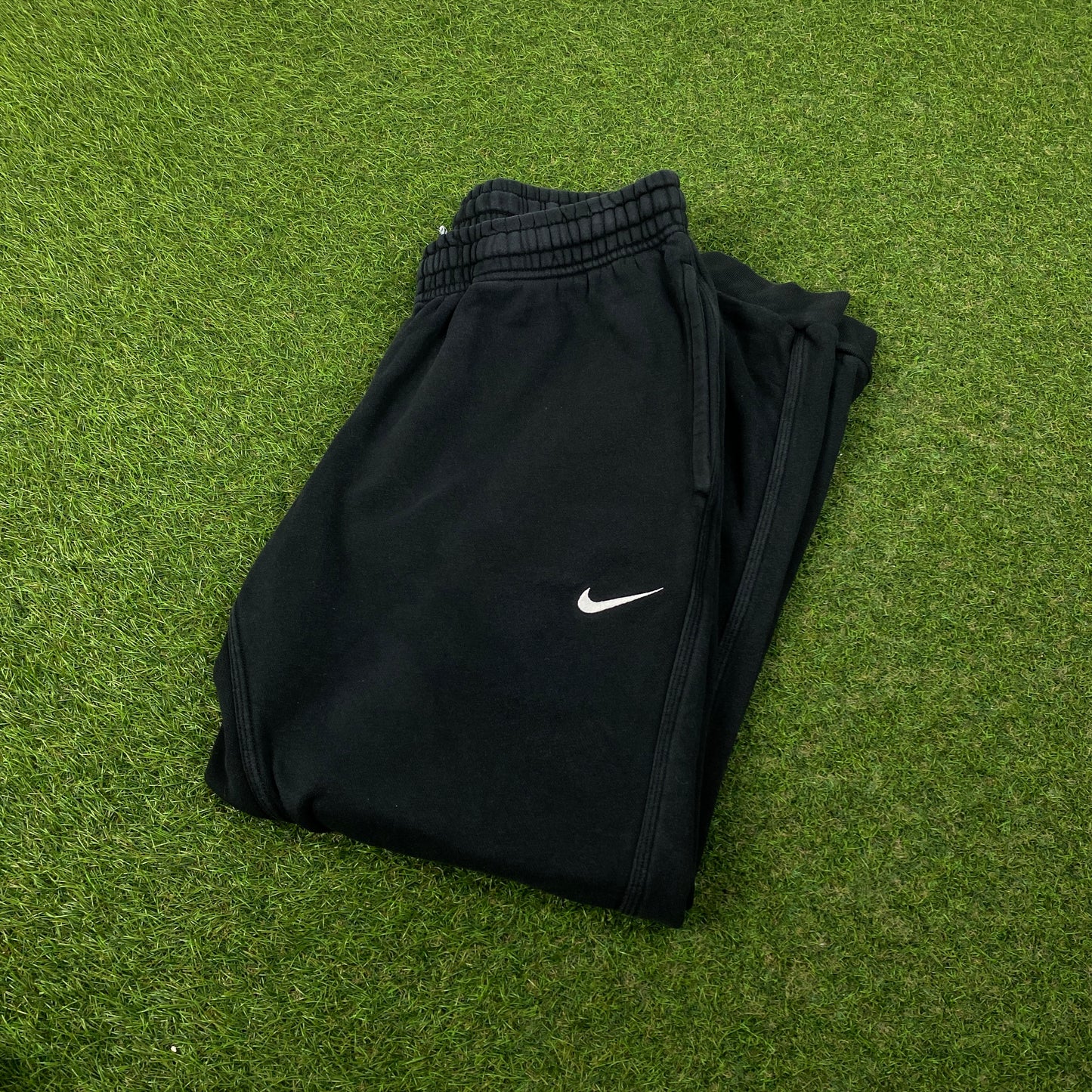 00s Nike Cotton Joggers Black Large
