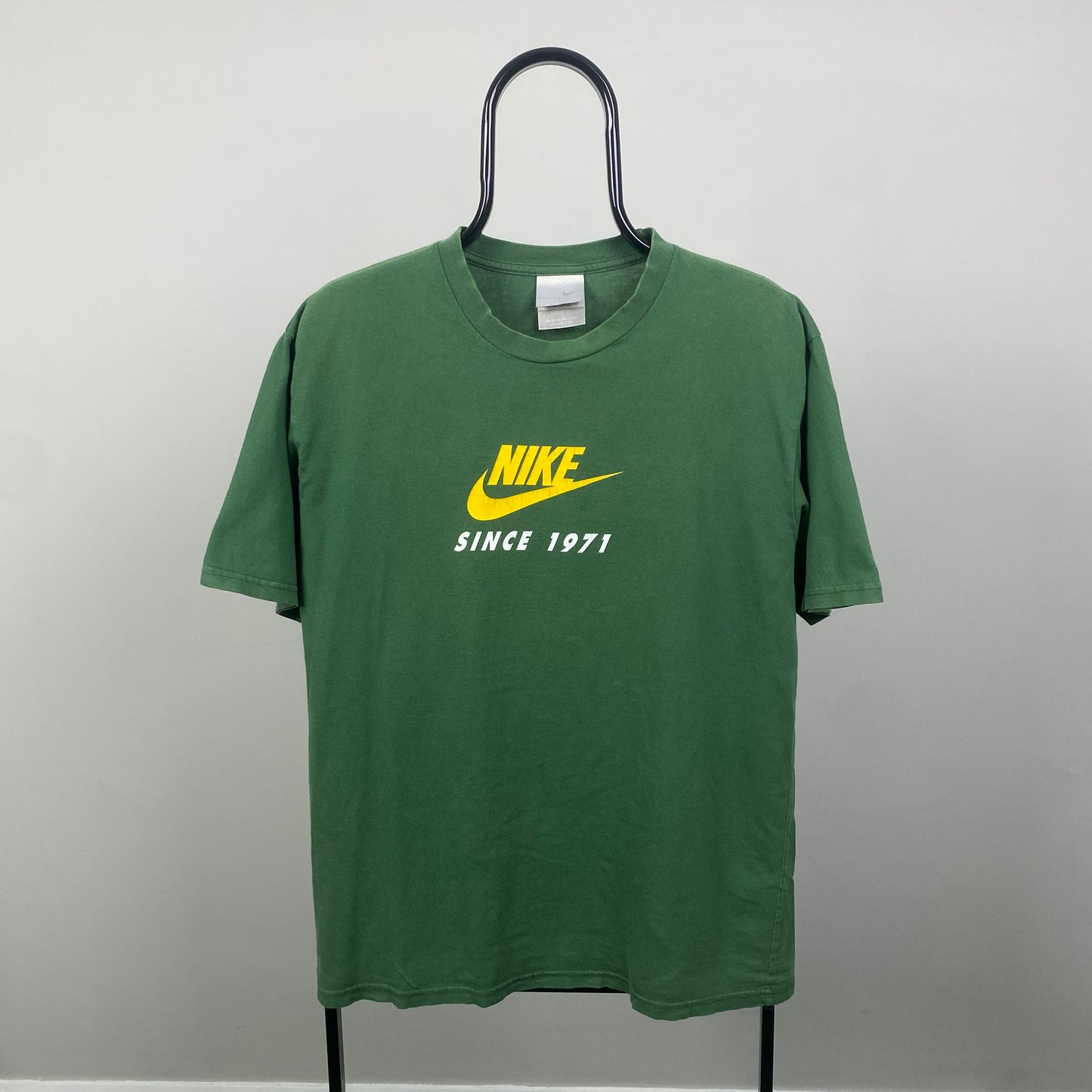 00s Nike T-Shirt Green Large