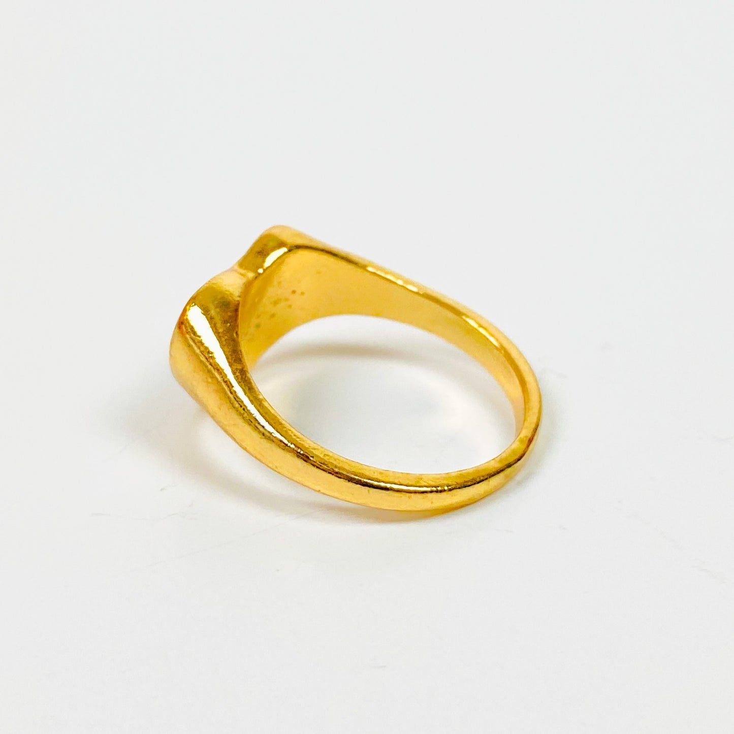 Retro Vintage Heart Ring Gold