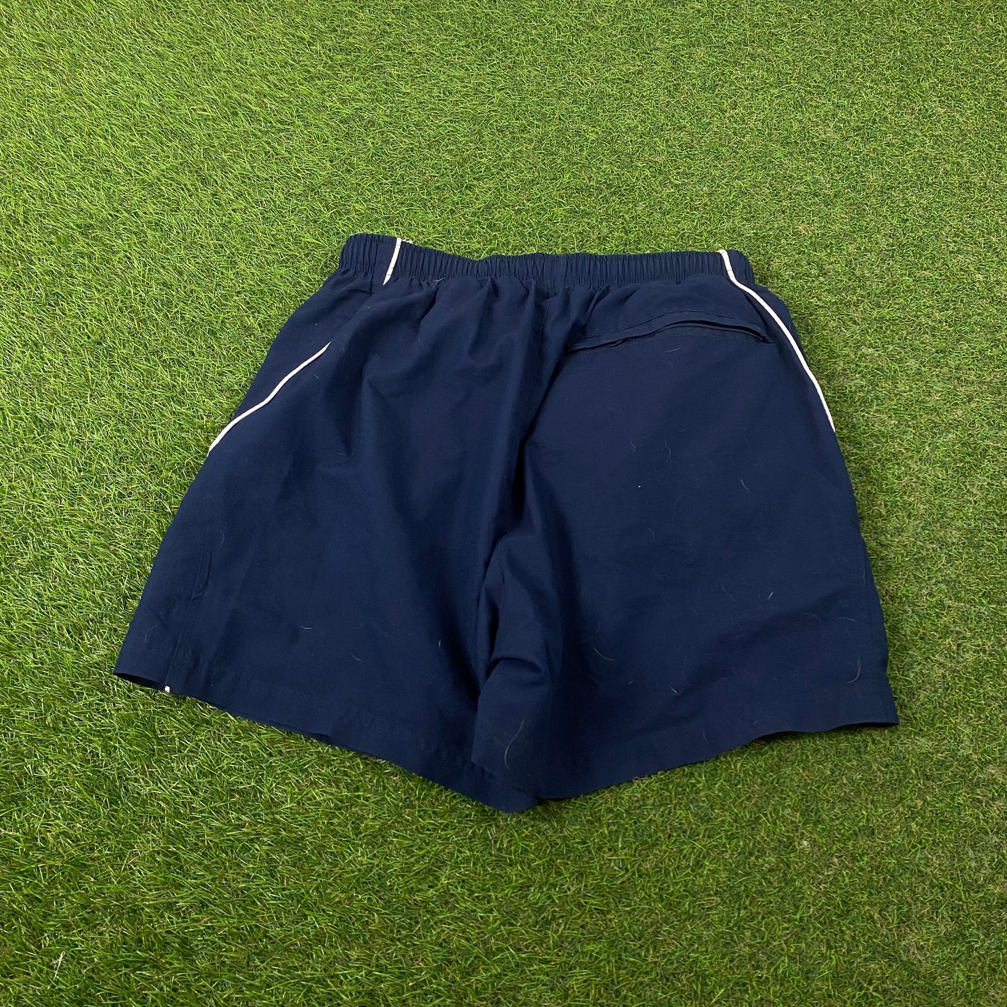 00s Nike Piping Shorts Blue Small