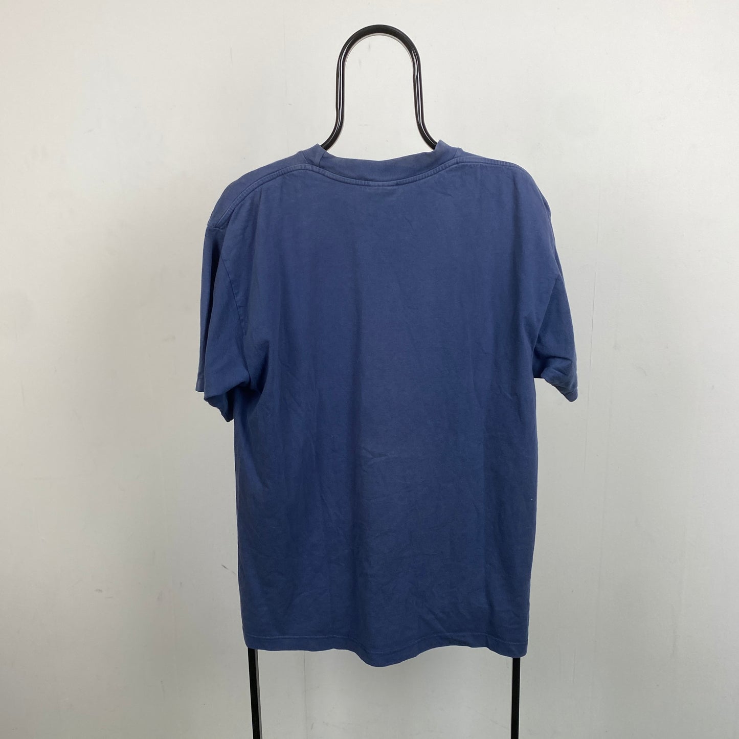 90s Nike Swoosh T-Shirt Blue Large