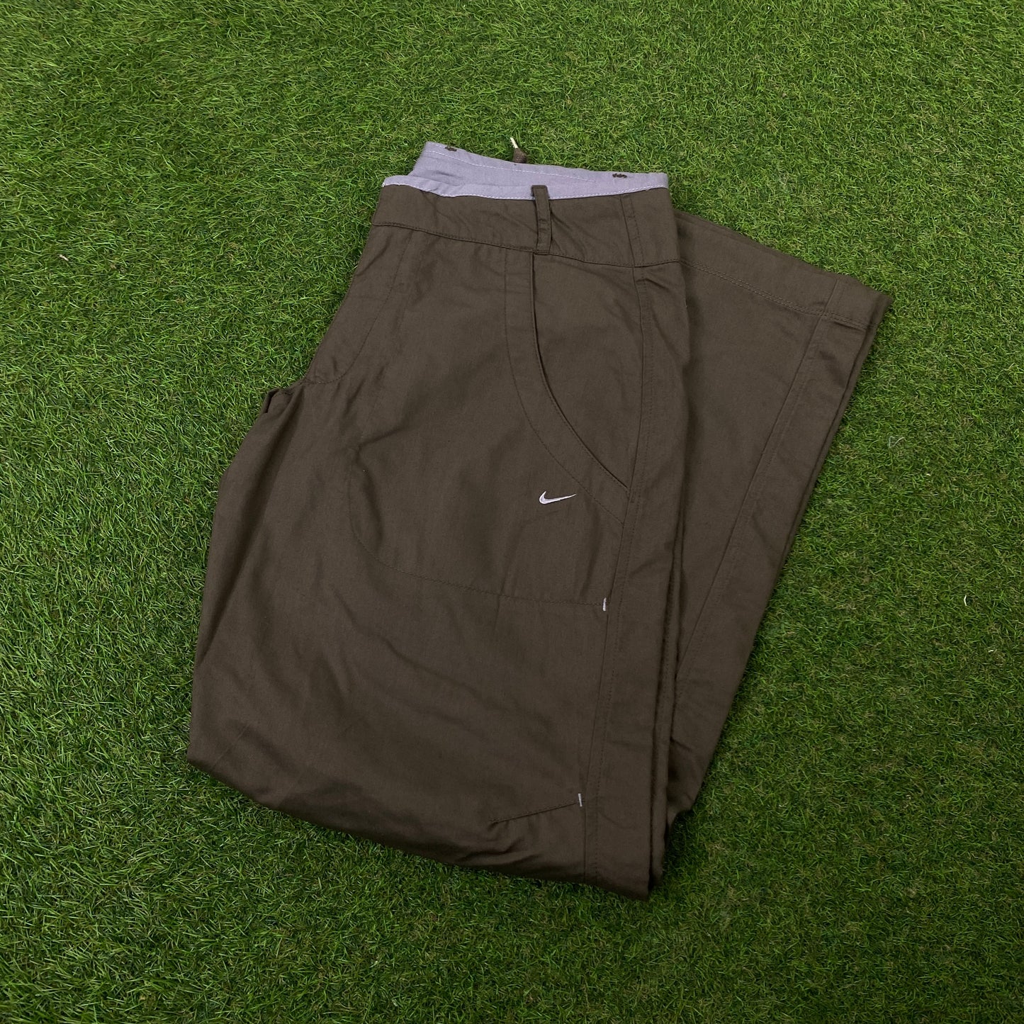 00s Nike Parachute Cargo Joggers Brown Small