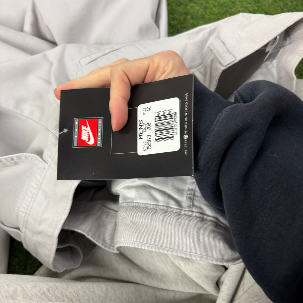 90s Nike Chino Golf Trousers Joggers Grey XL