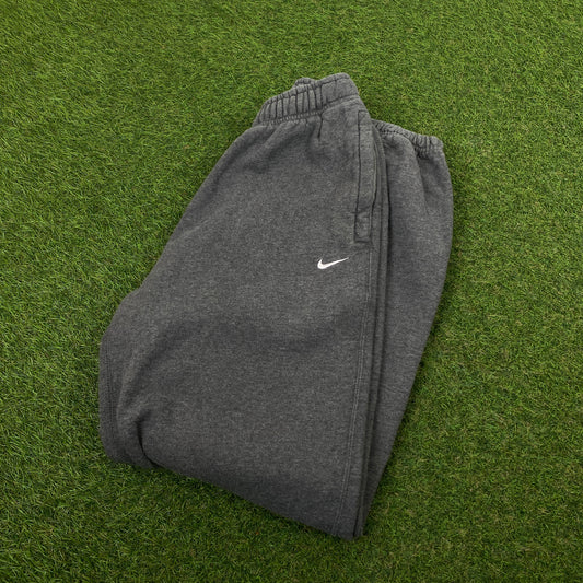 00s Nike NRG Zip Pocket Cotton Joggers Grey XS