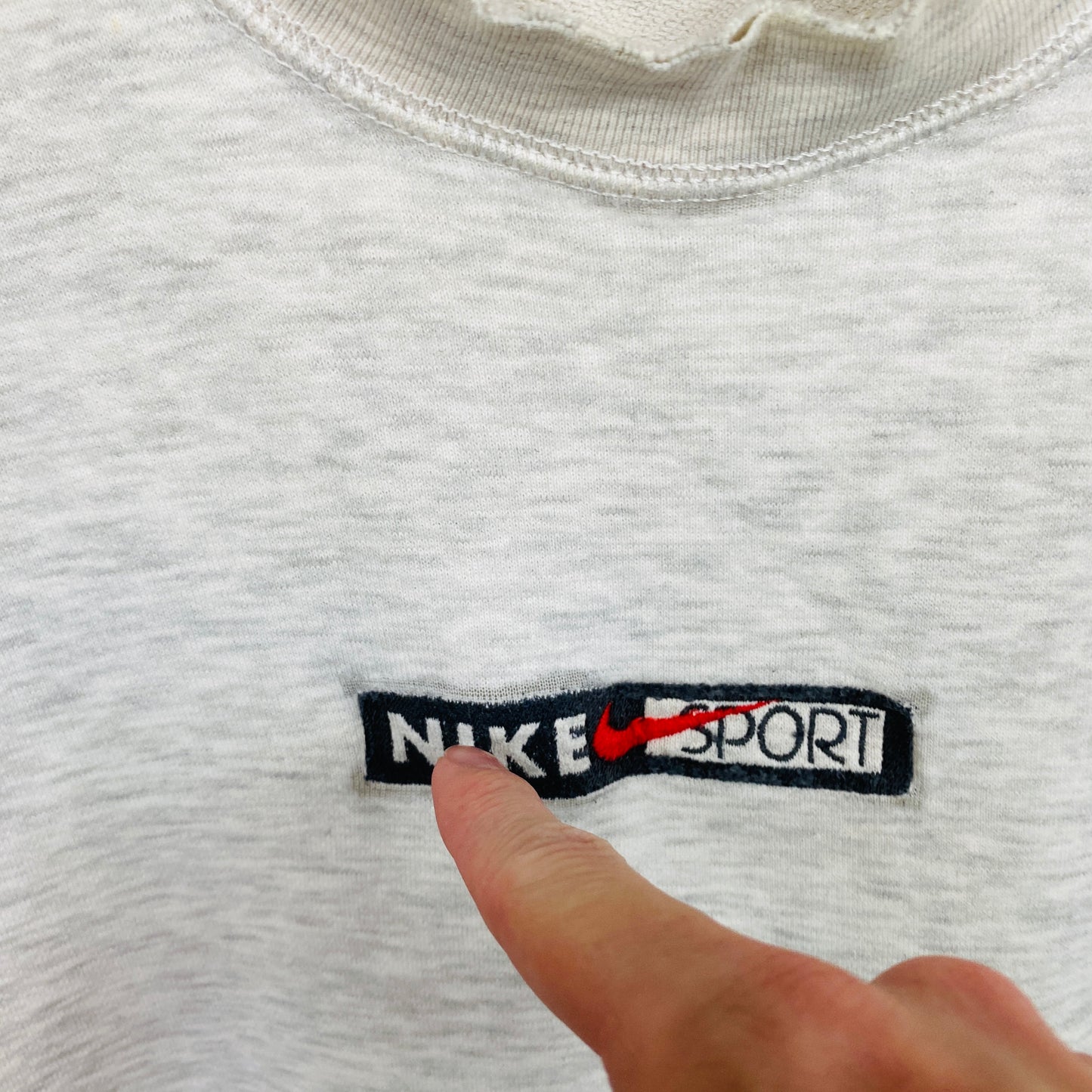 90s Nike Sweatshirt Grey Large