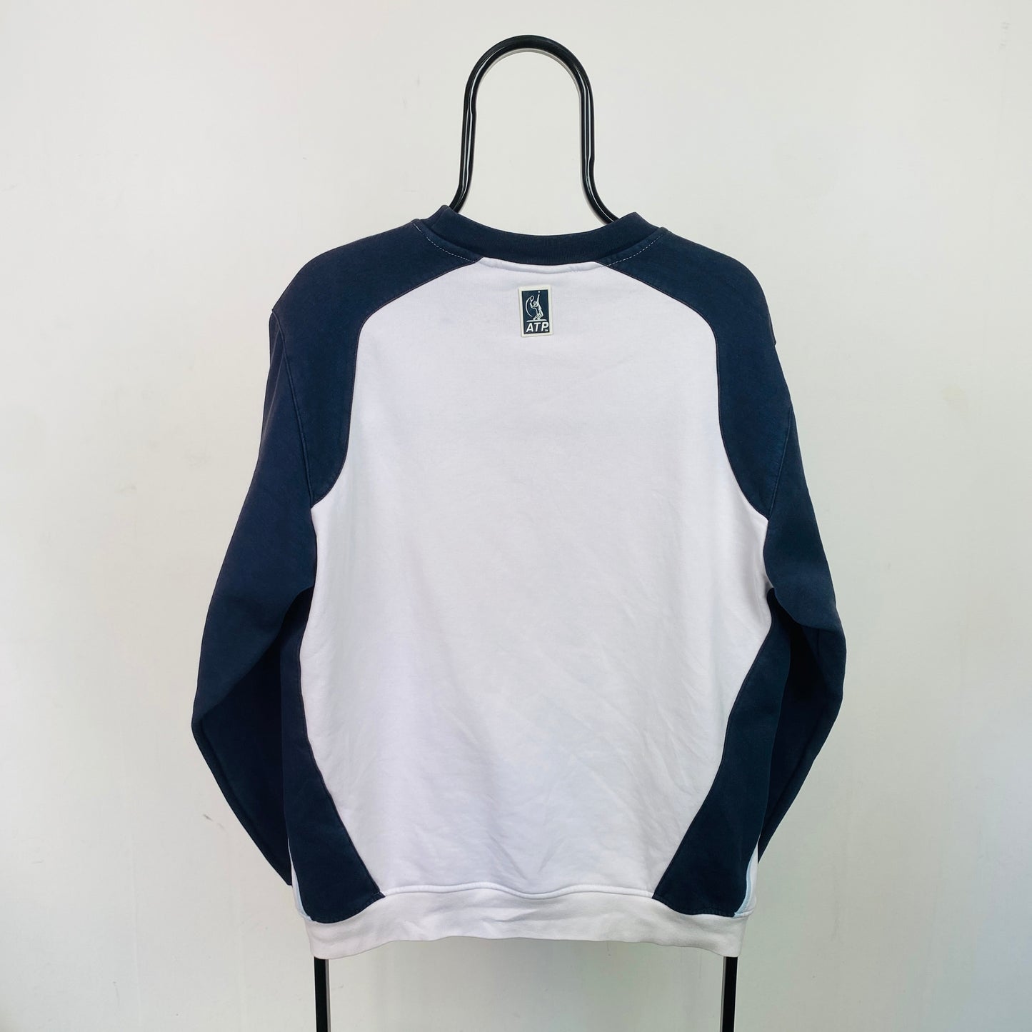 Retro Lotto Tennis Sweatshirt White Large