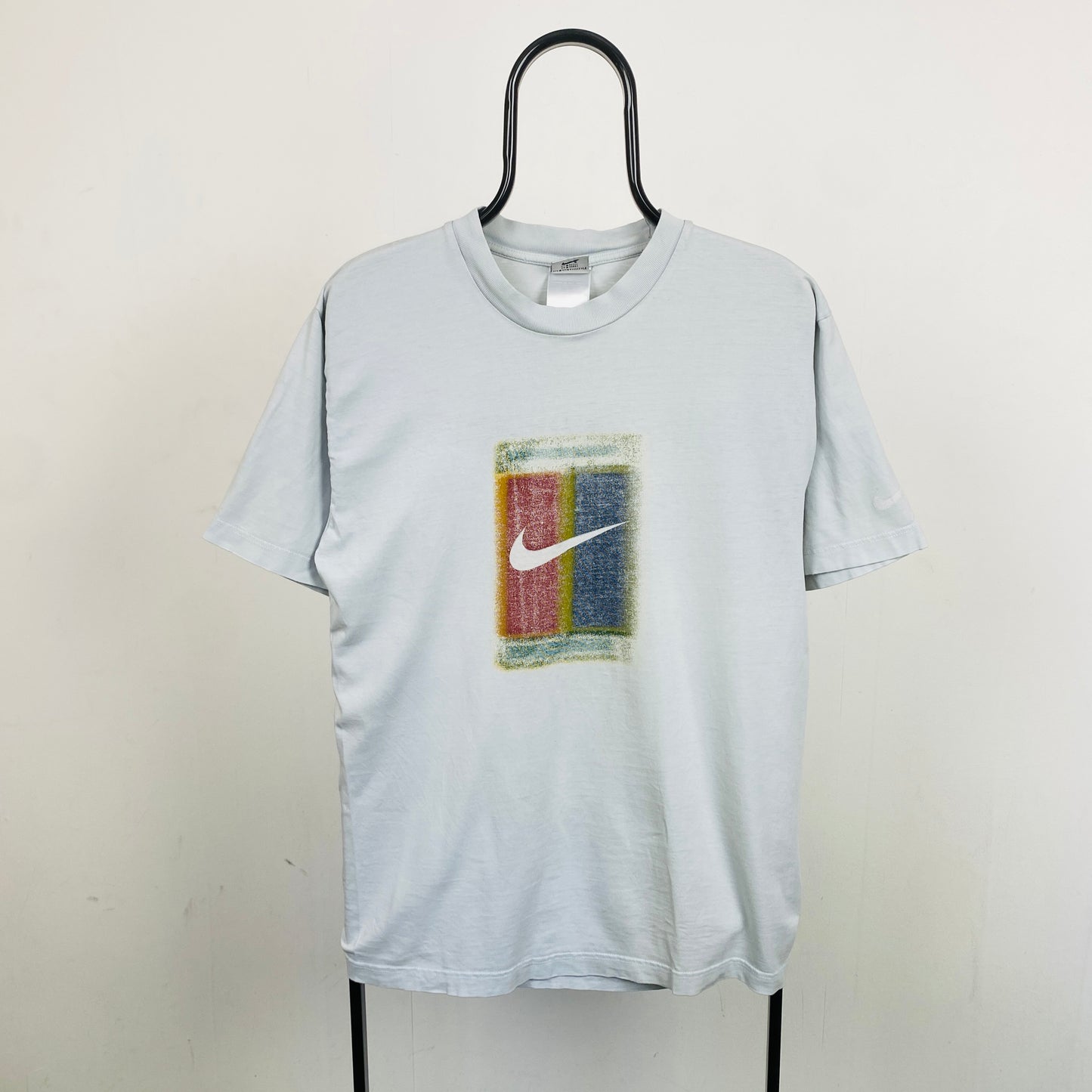 90s Nike Challenge Court T-Shirt Pale Blue Medium