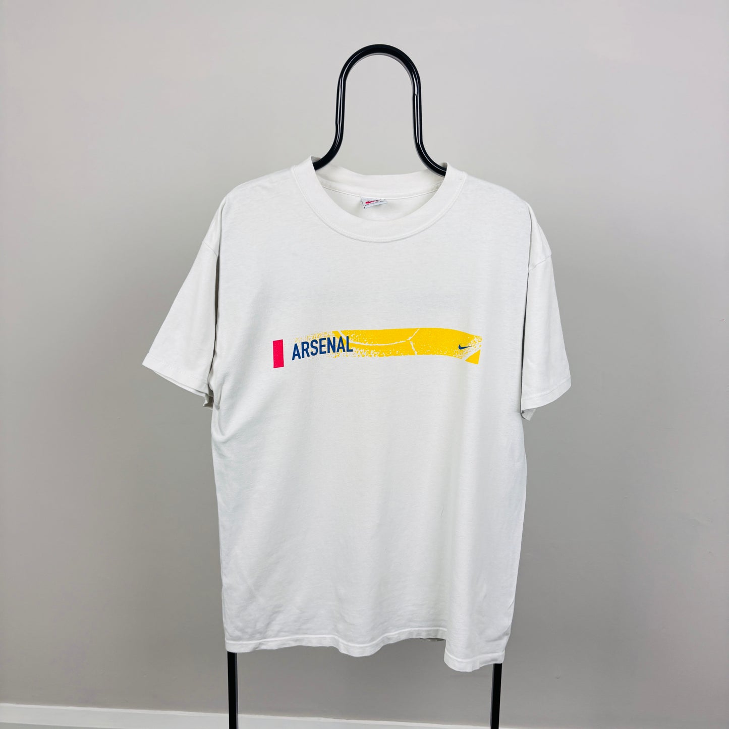 90s Nike Arsenal T-Shirt White Medium
