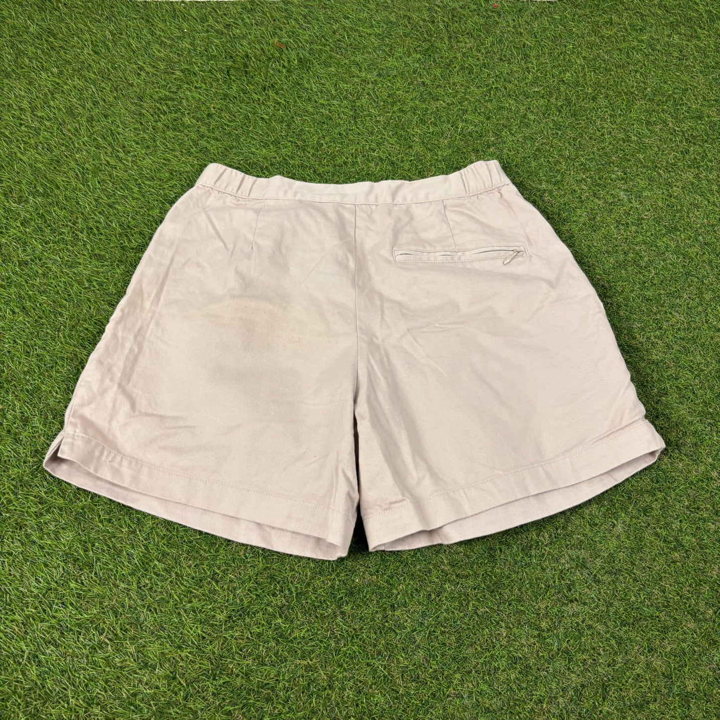 90s Nike Challenge Court Pleated Shorts Brown Small