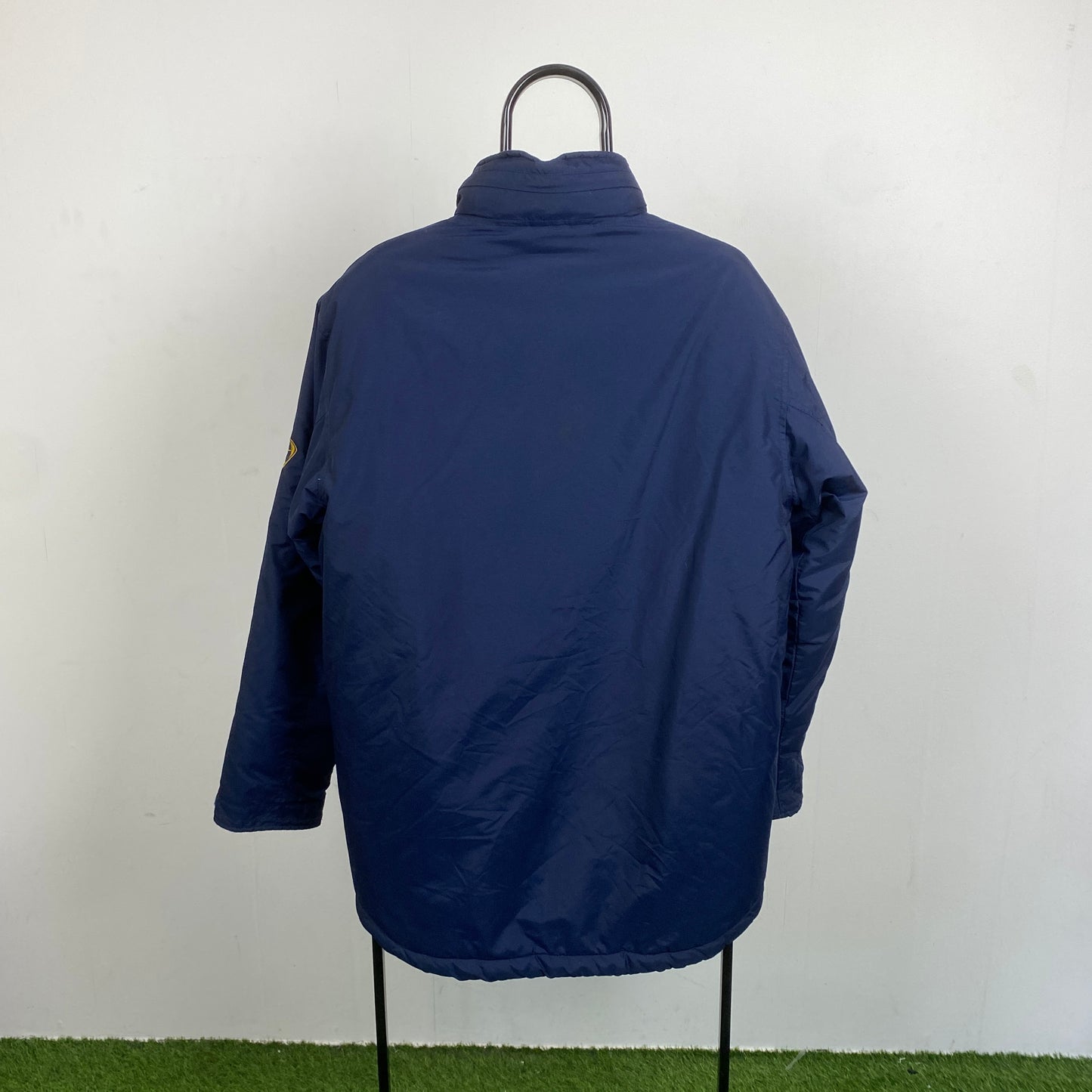 90s Nike Barcelona Puffer Jacket Blue Small