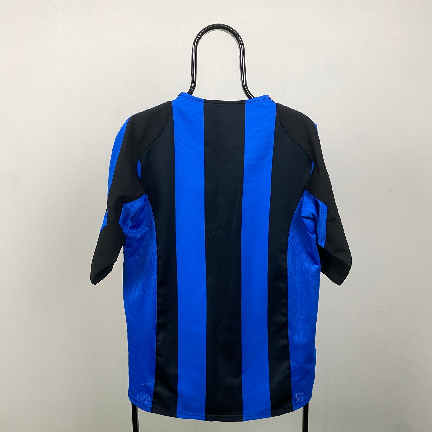 00s Nike Inter Milan Football Shirt T-Shirt Blue Medium