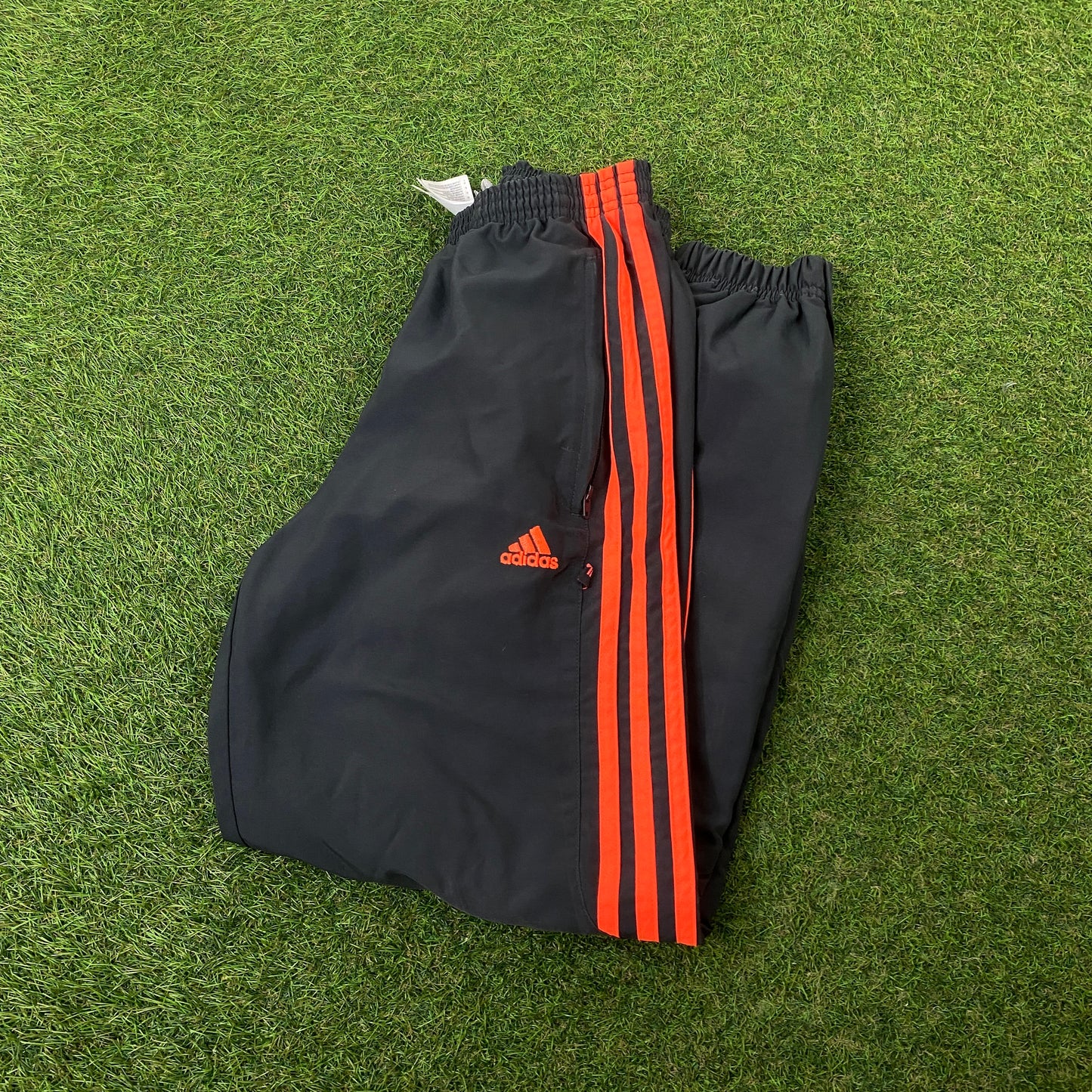 00s Adidas Piping Joggers Grey XS