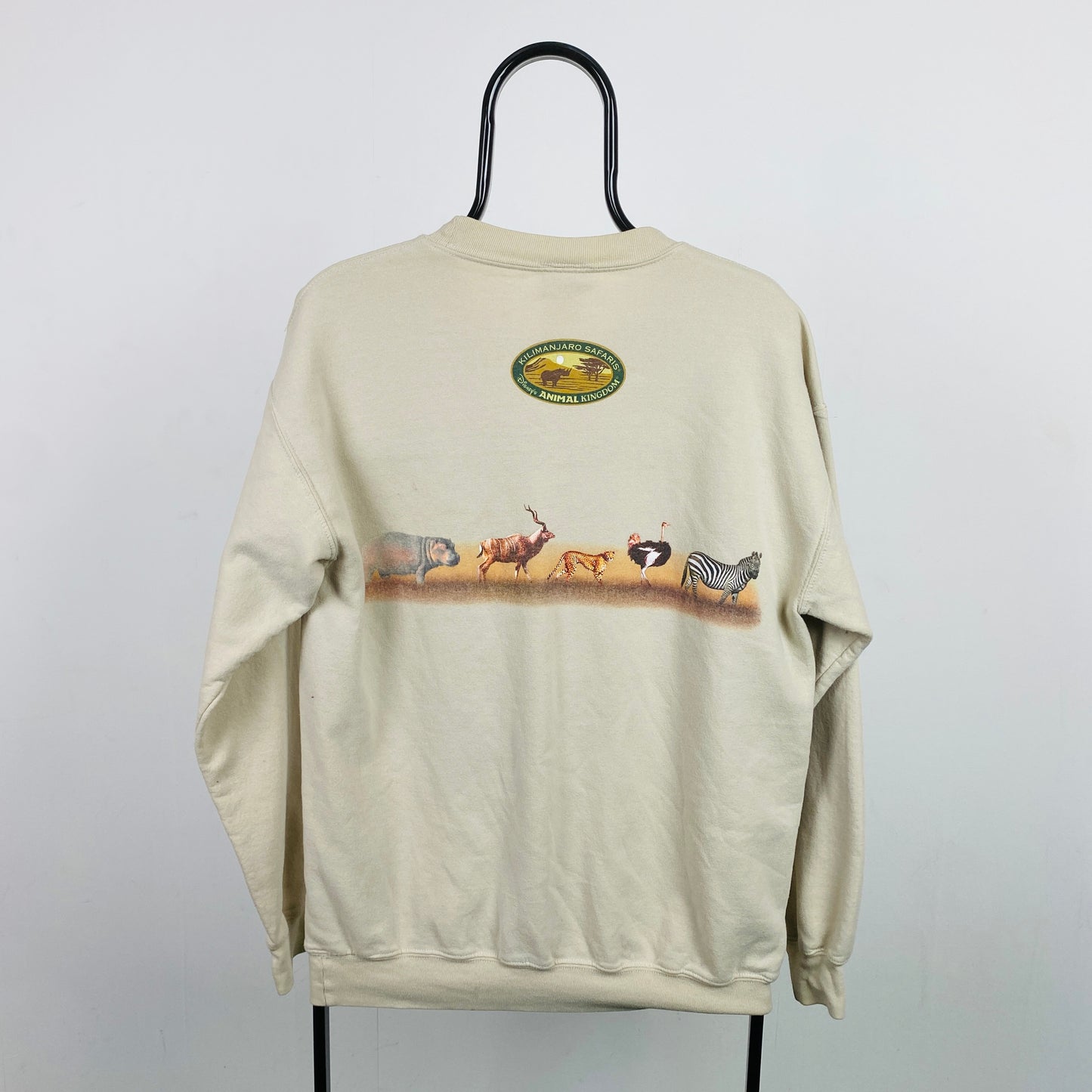 Retro Disney Safari Sweatshirt Brown Large